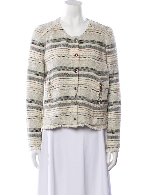 Iro Striped Evening Jacket