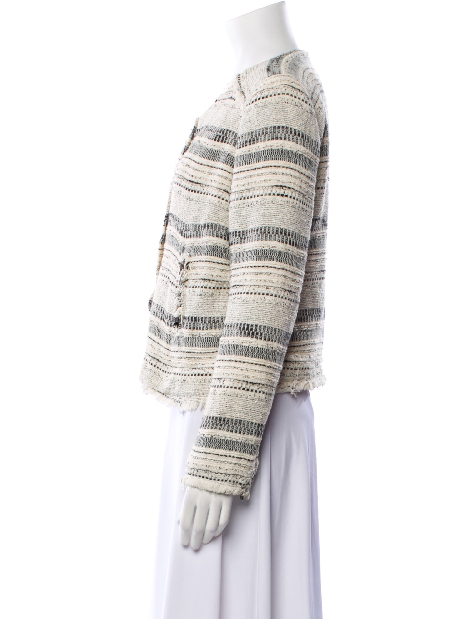 Iro Striped Evening Jacket