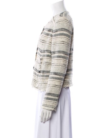 Iro Striped Evening Jacket