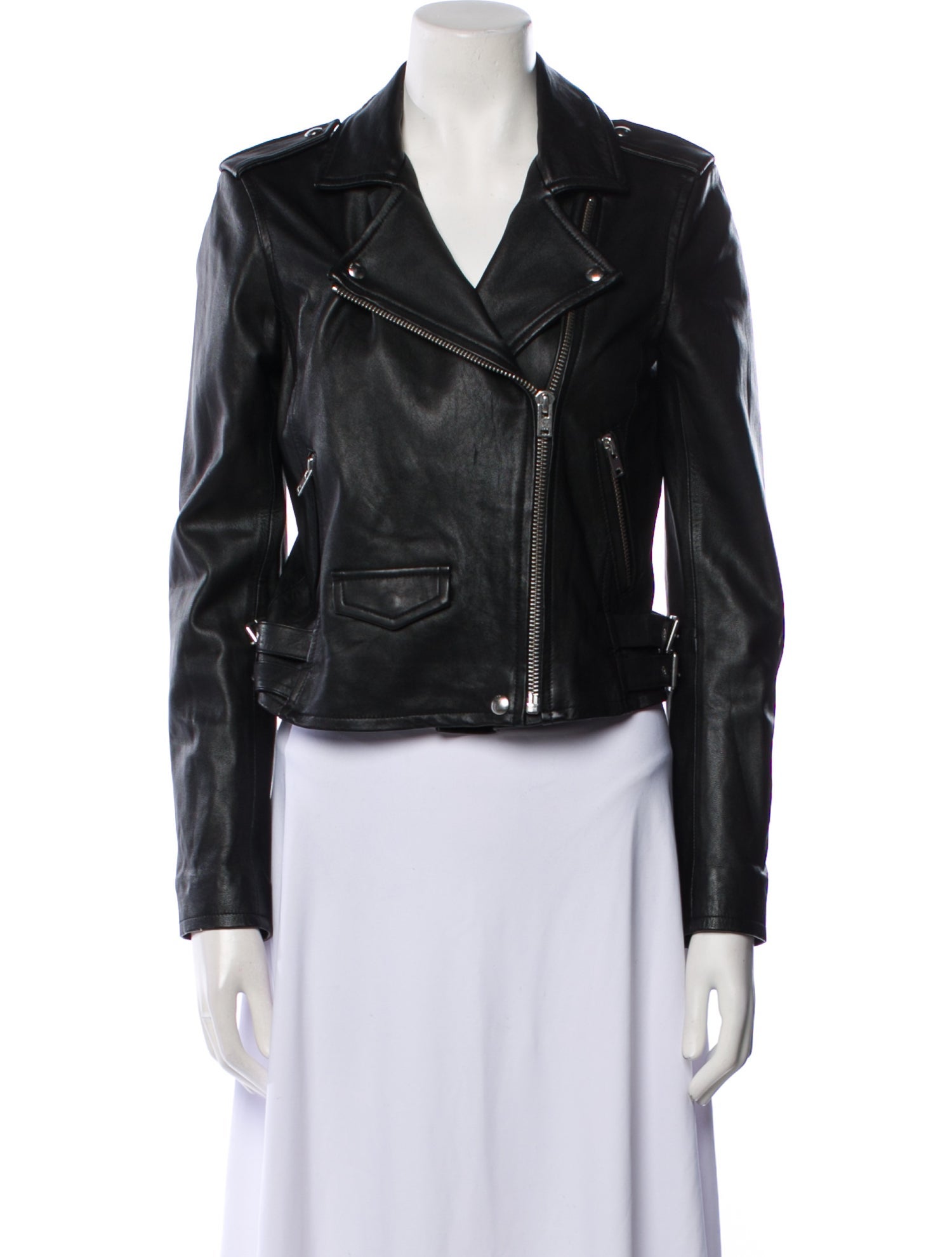 Iro Lamb Leather Biker Jacket