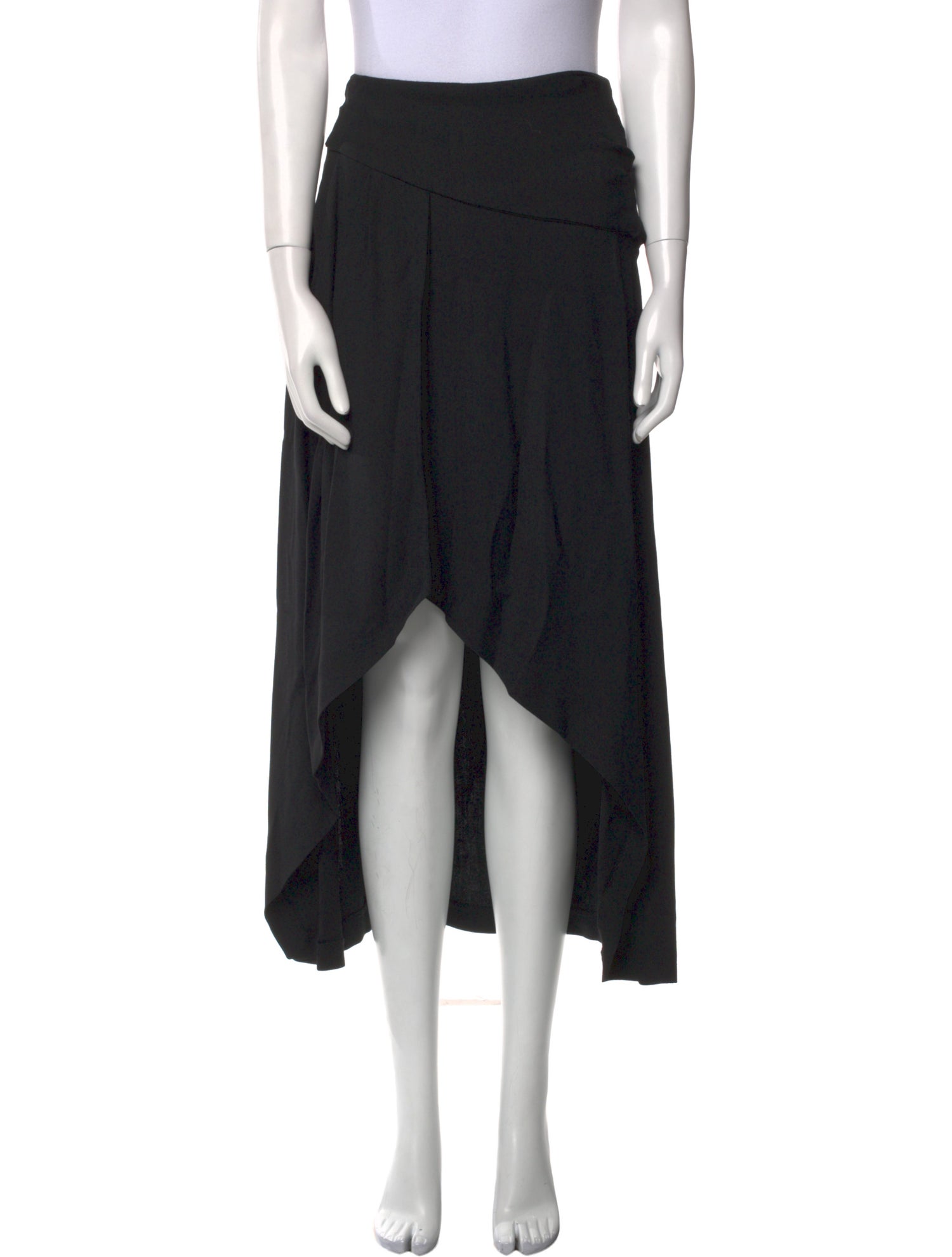 Iro Pleated Accents Midi Length Skirt