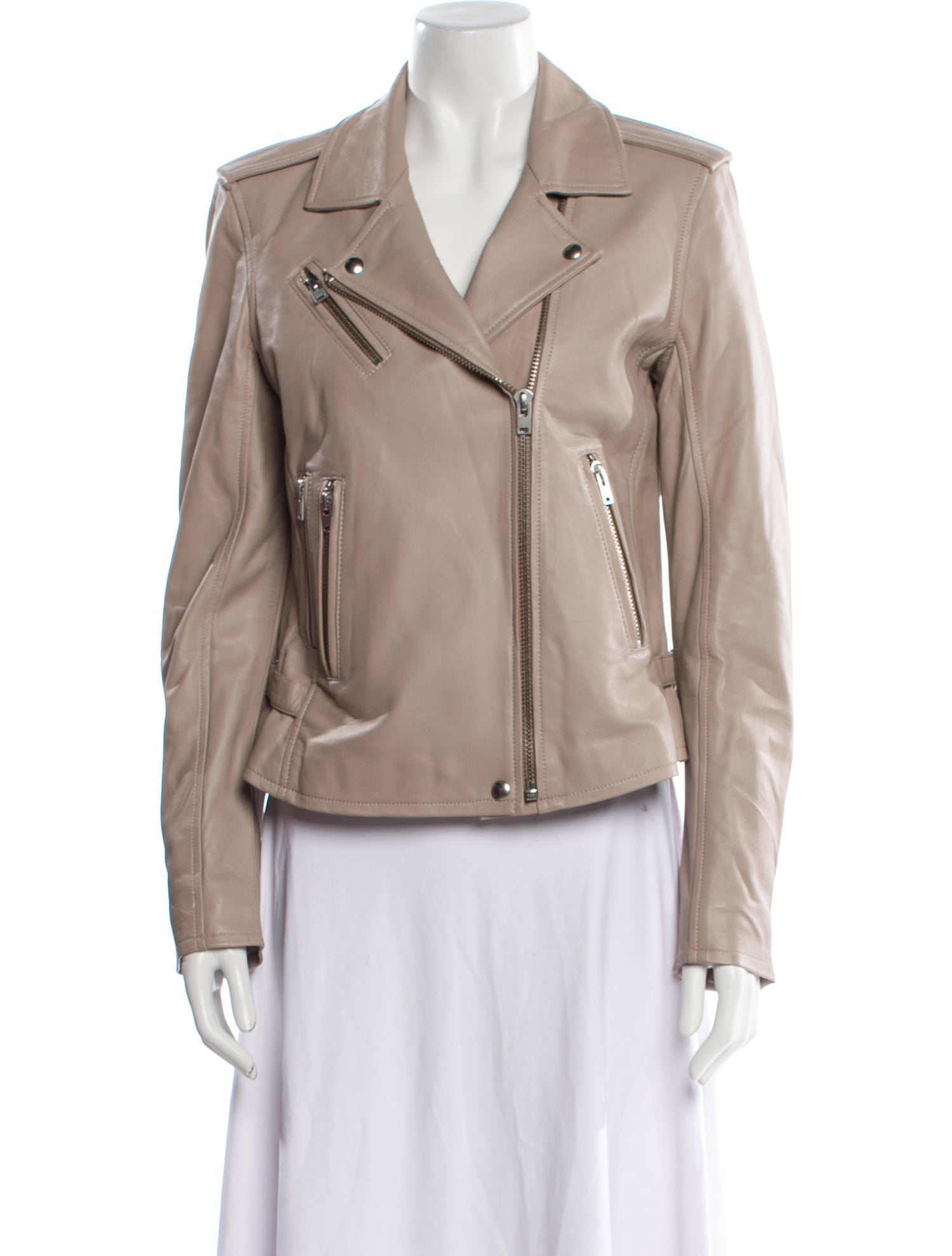 Iro Lamb Leather Biker Jacket