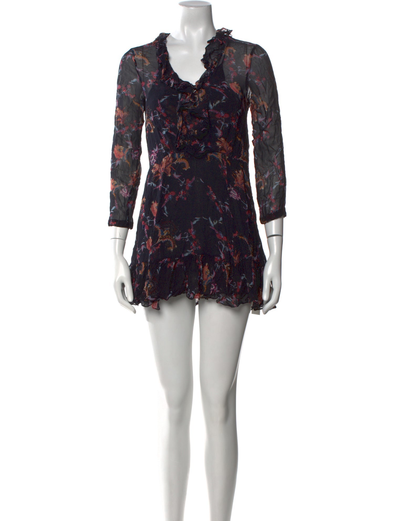 Iro Floral Print Mini Dress