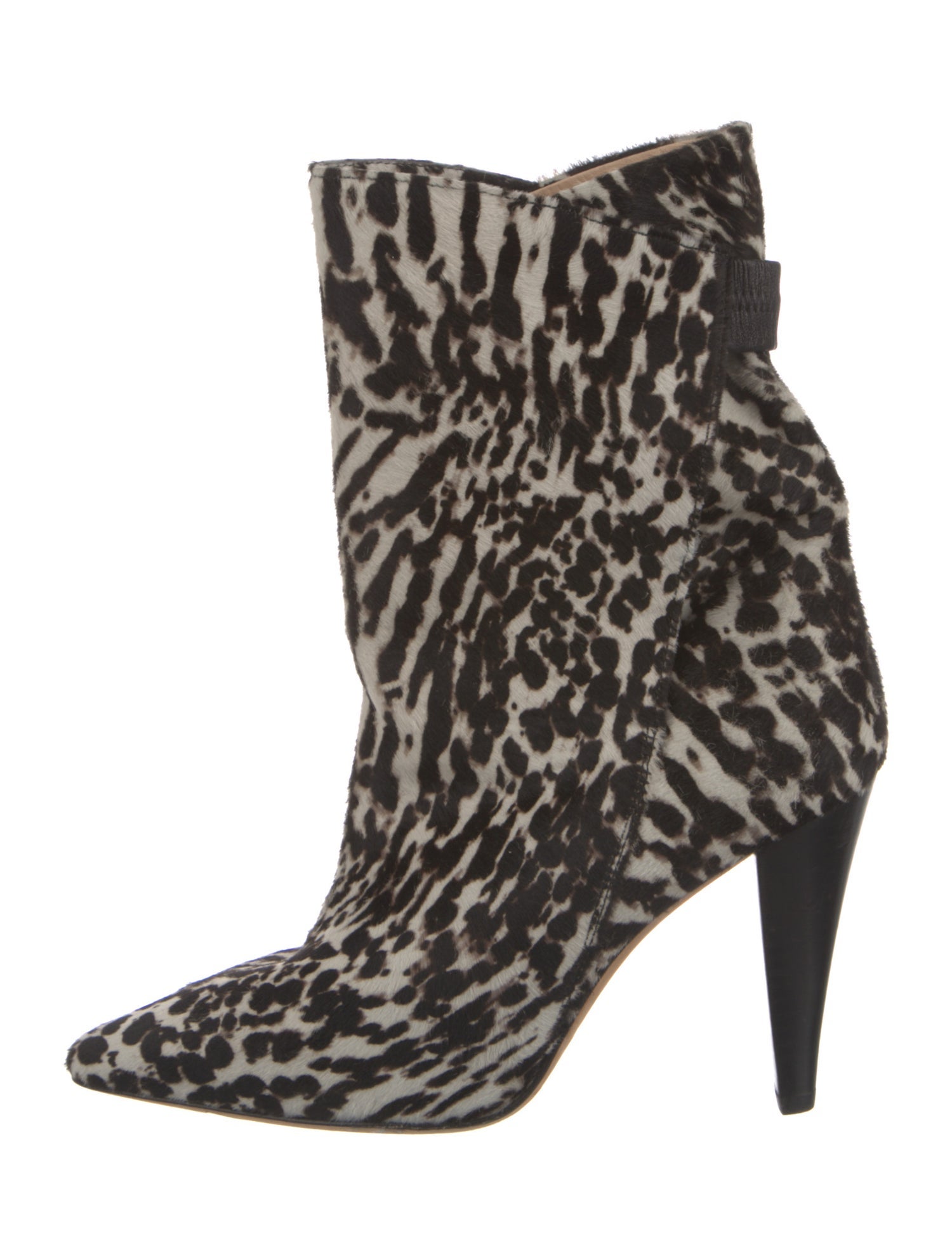 Iro Calf Hair Animal Print Boots