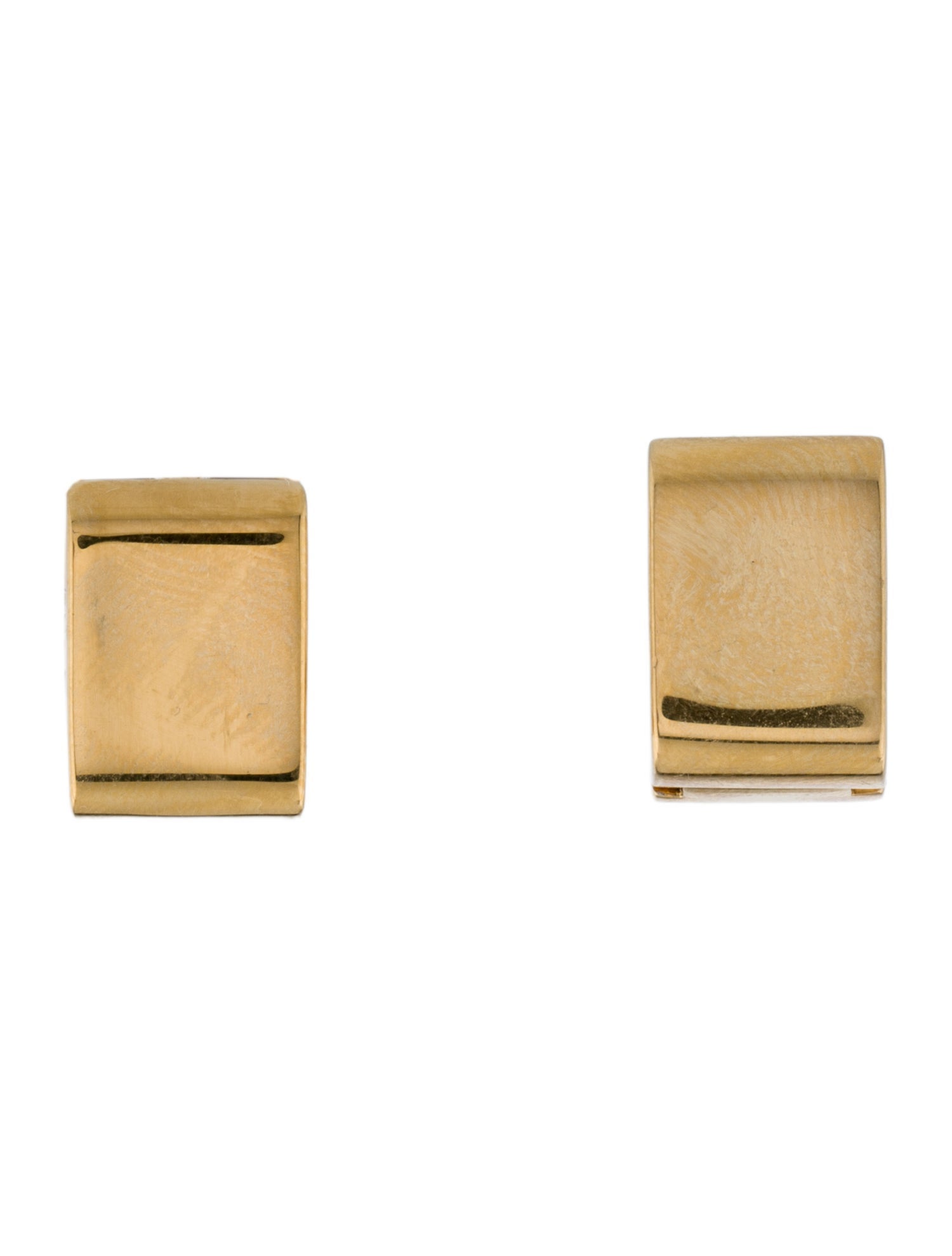 Iro Square Huggie Earrings