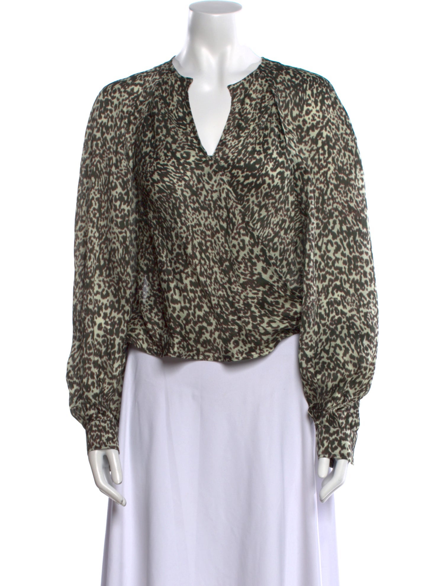 Iro Silk Floral Print Crop Top