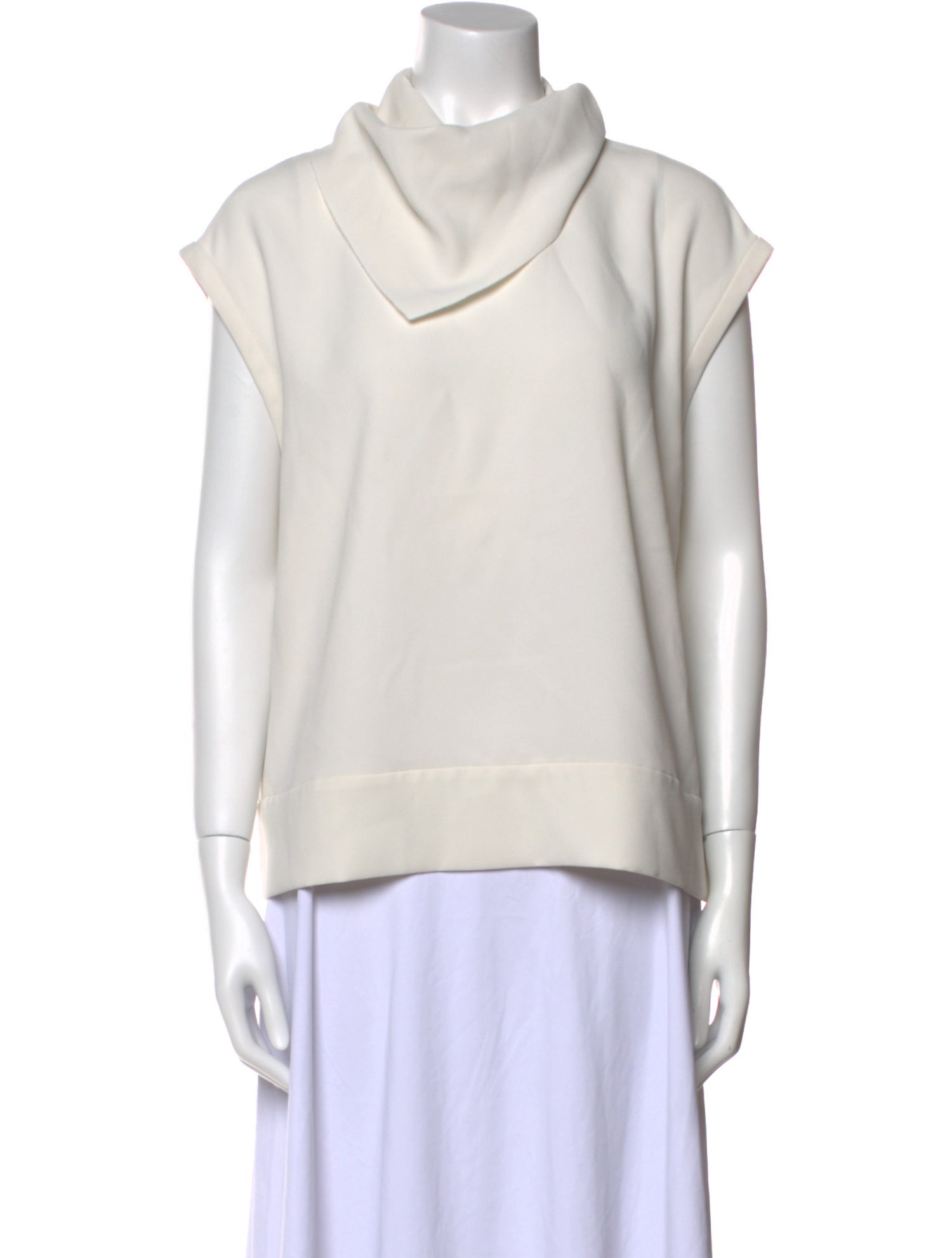 Iro Cowl Neck Short Sleeve Sweatshirt