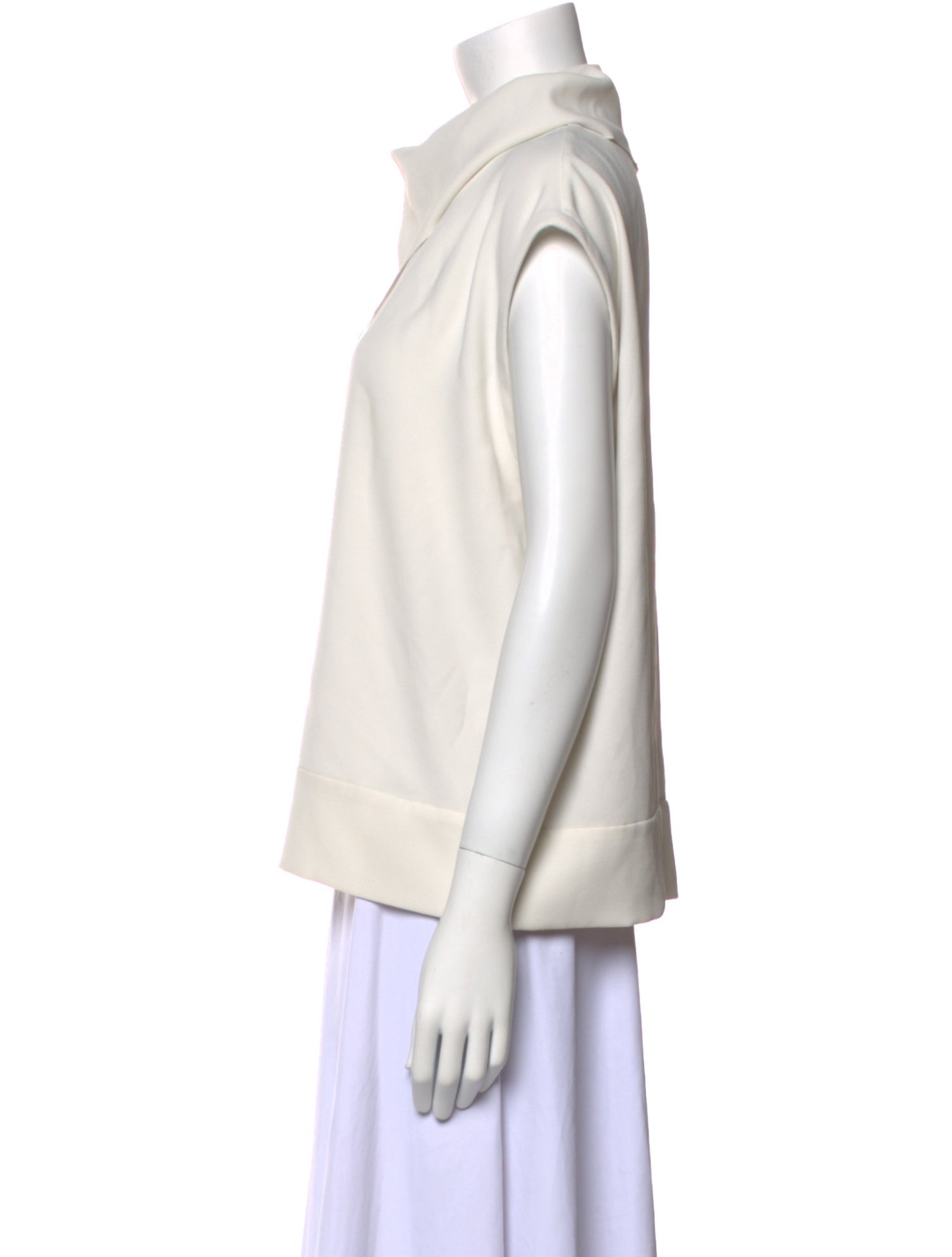 Iro Cowl Neck Short Sleeve Sweatshirt