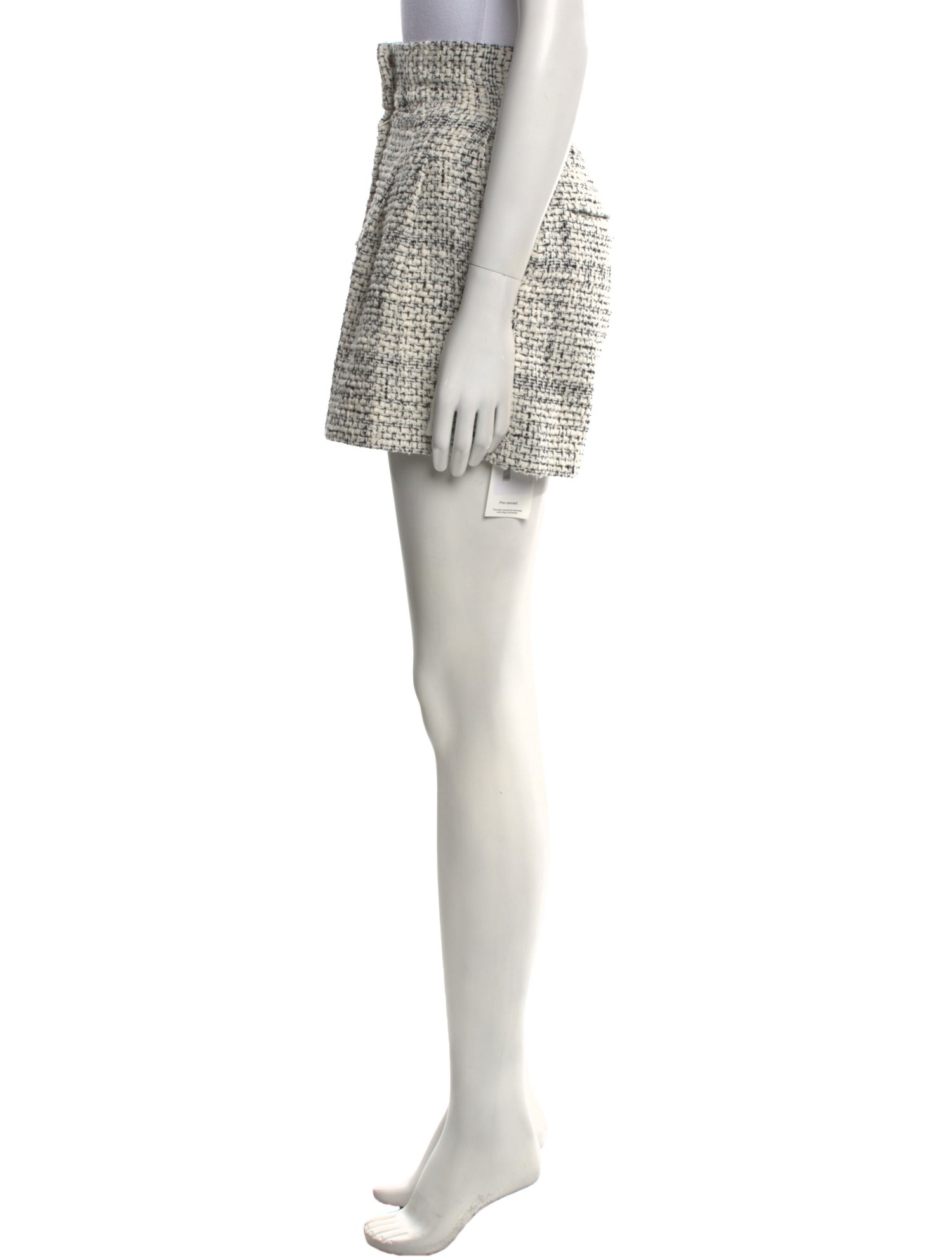 Iro Tweed Pattern Mini Shorts