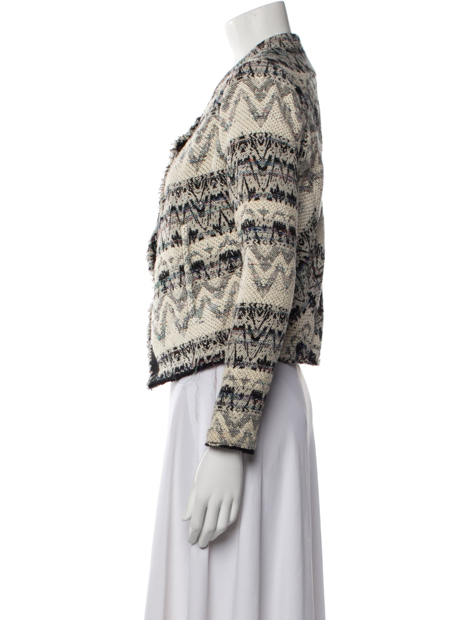 Iro Tweed Pattern Evening Jacket