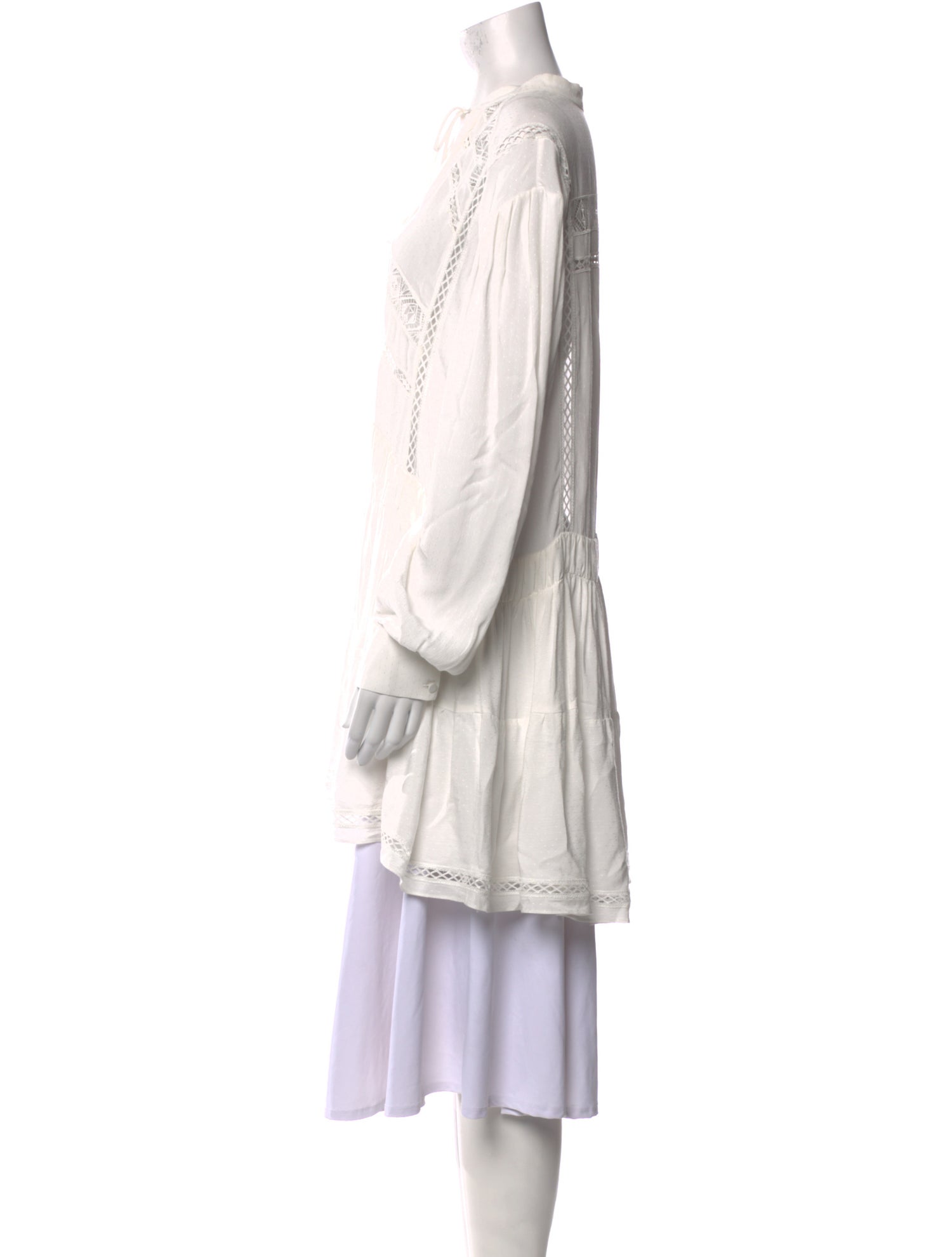 Iro Mock Neck Long Sleeve Tunic