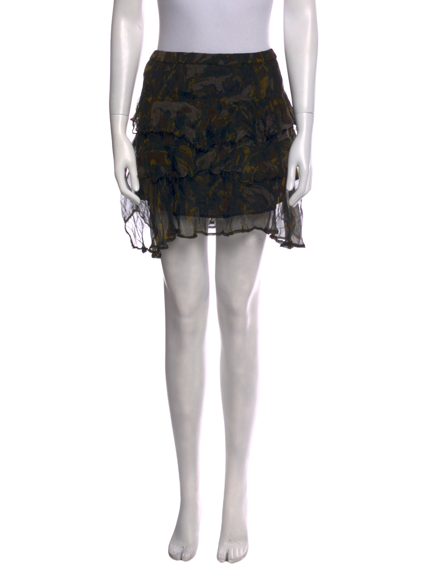 Iro Printed Mini Skirt