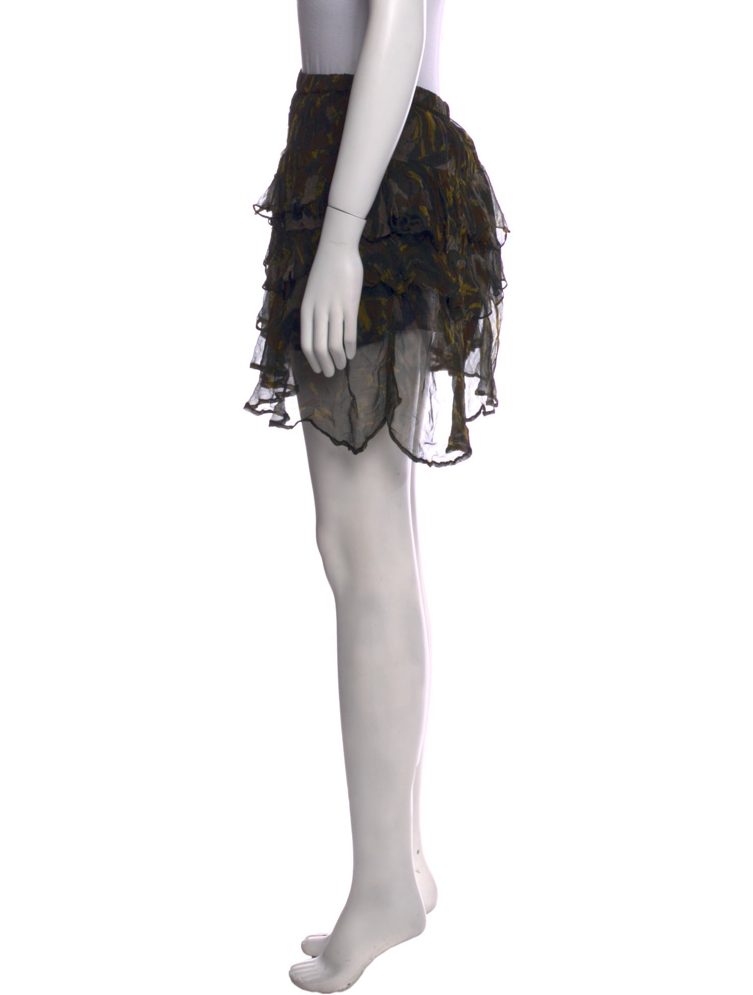 Iro Printed Mini Skirt