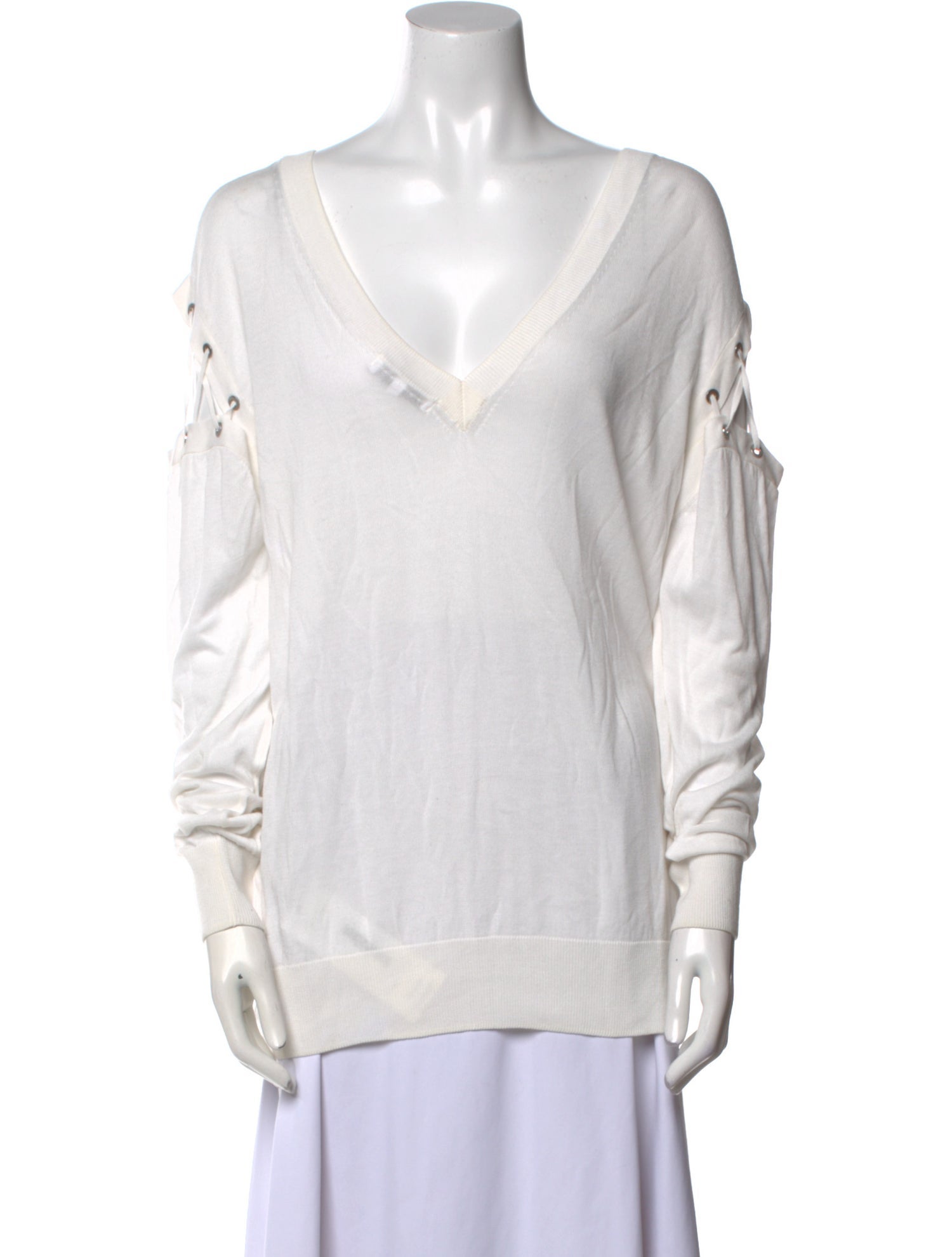 Iro V-Neck Long Sleeve Top