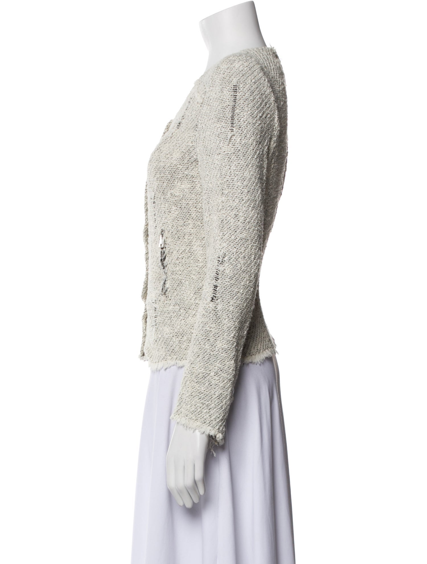 Iro Tweed Pattern Evening Jacket