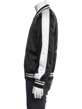 Iro Striped Bomber Jacket