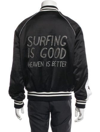 Iro Striped Bomber Jacket