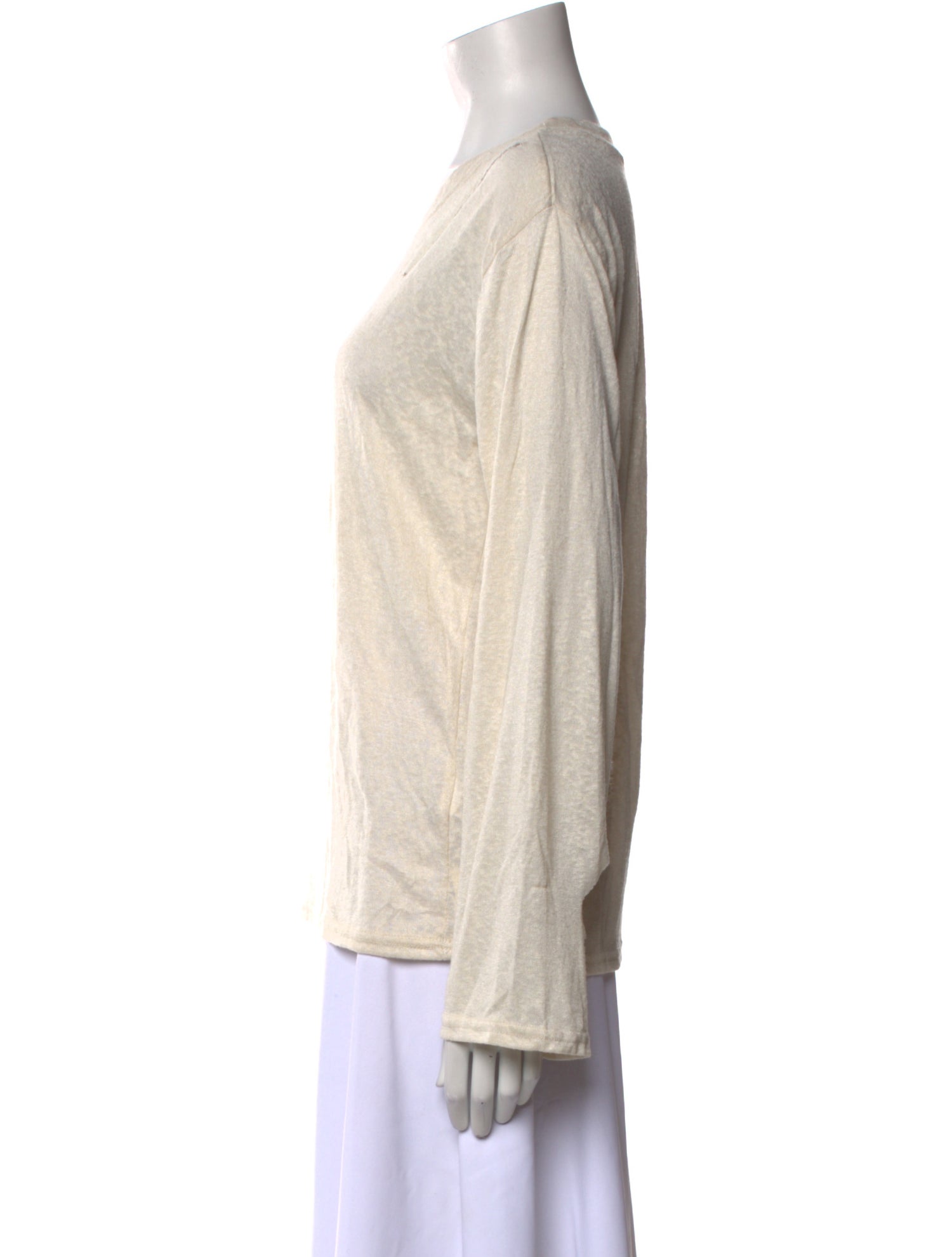 Iro Bateau Neckline Long Sleeve Sweatshirt