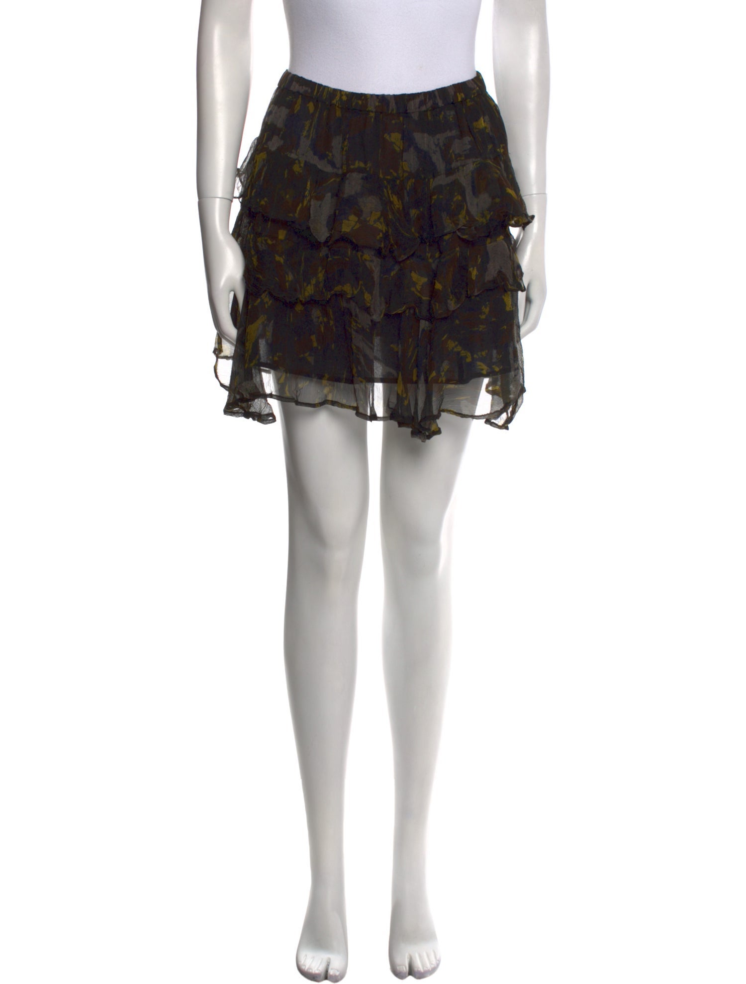 Iro Printed Mini Skirt