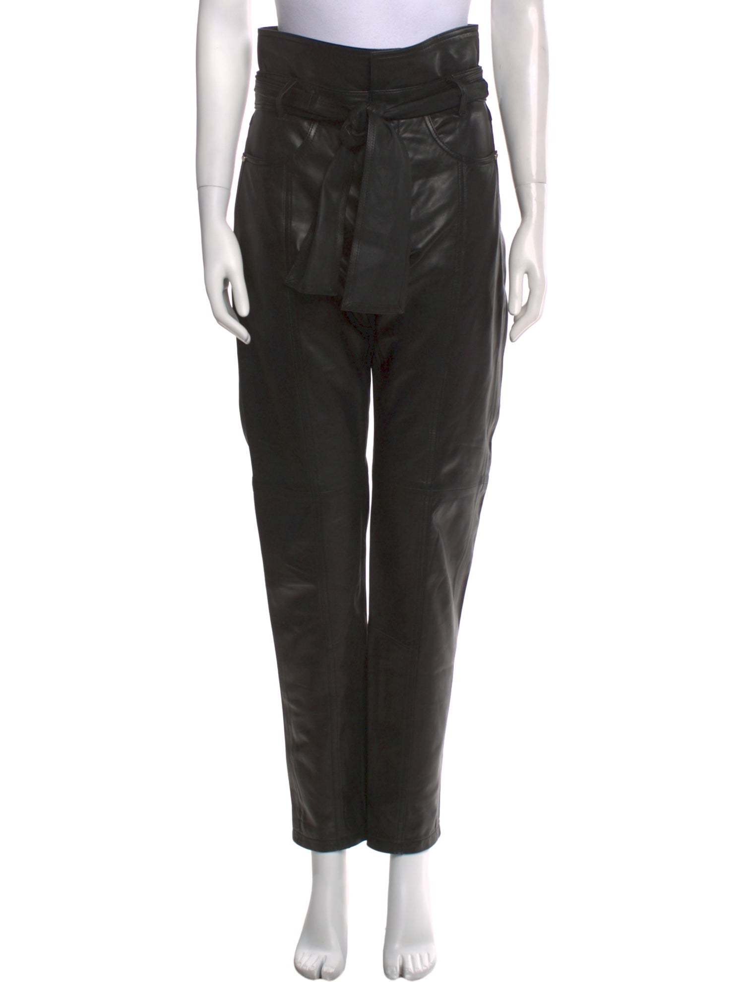 Iro Leather Straight Leg Pants