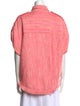 Iro Short Sleeve Button-Up Top