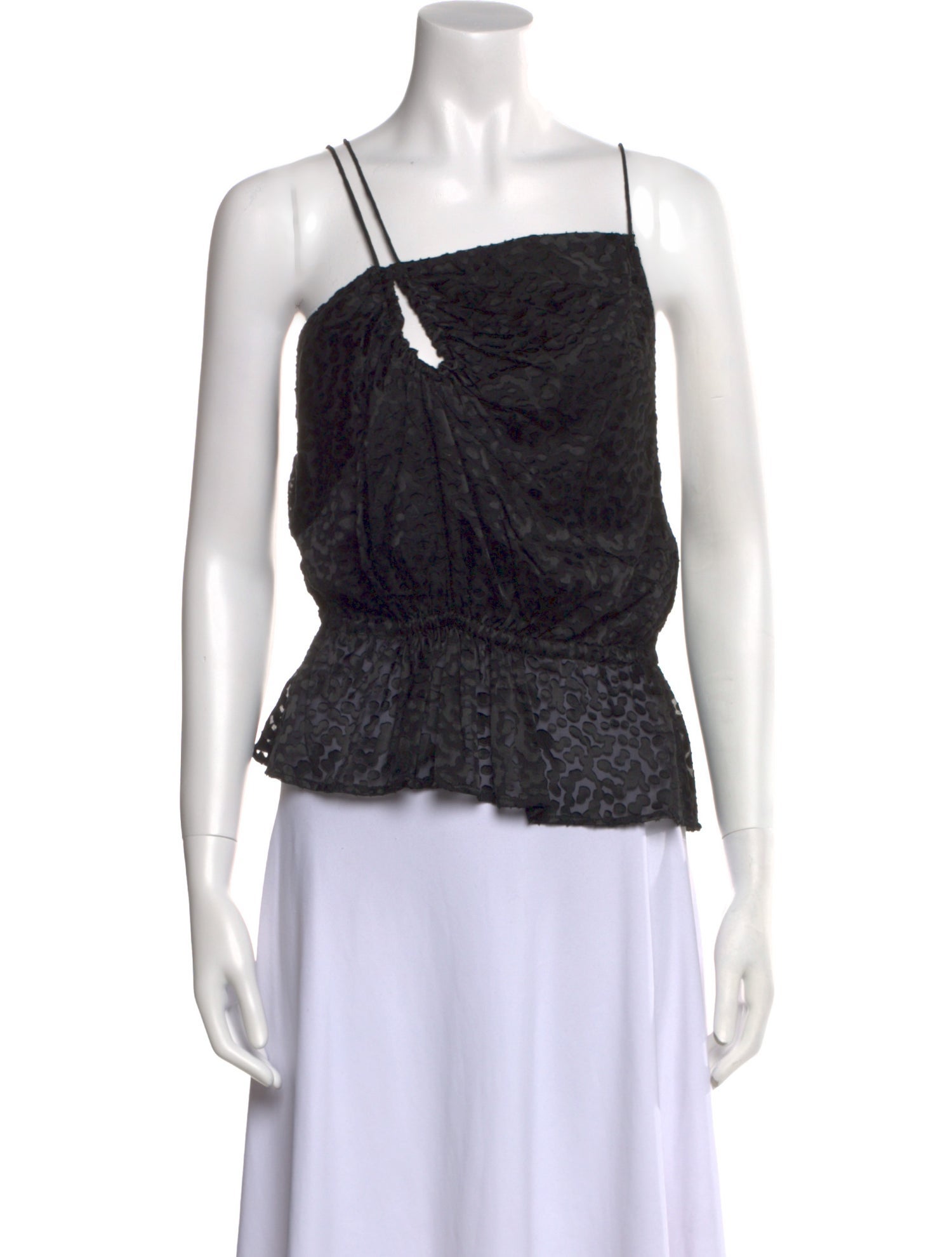 Iro Square Neckline Sleeveless Top