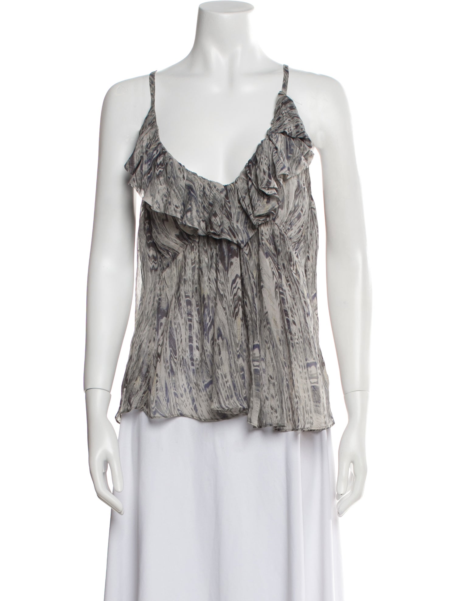 Iro Silk Printed Top