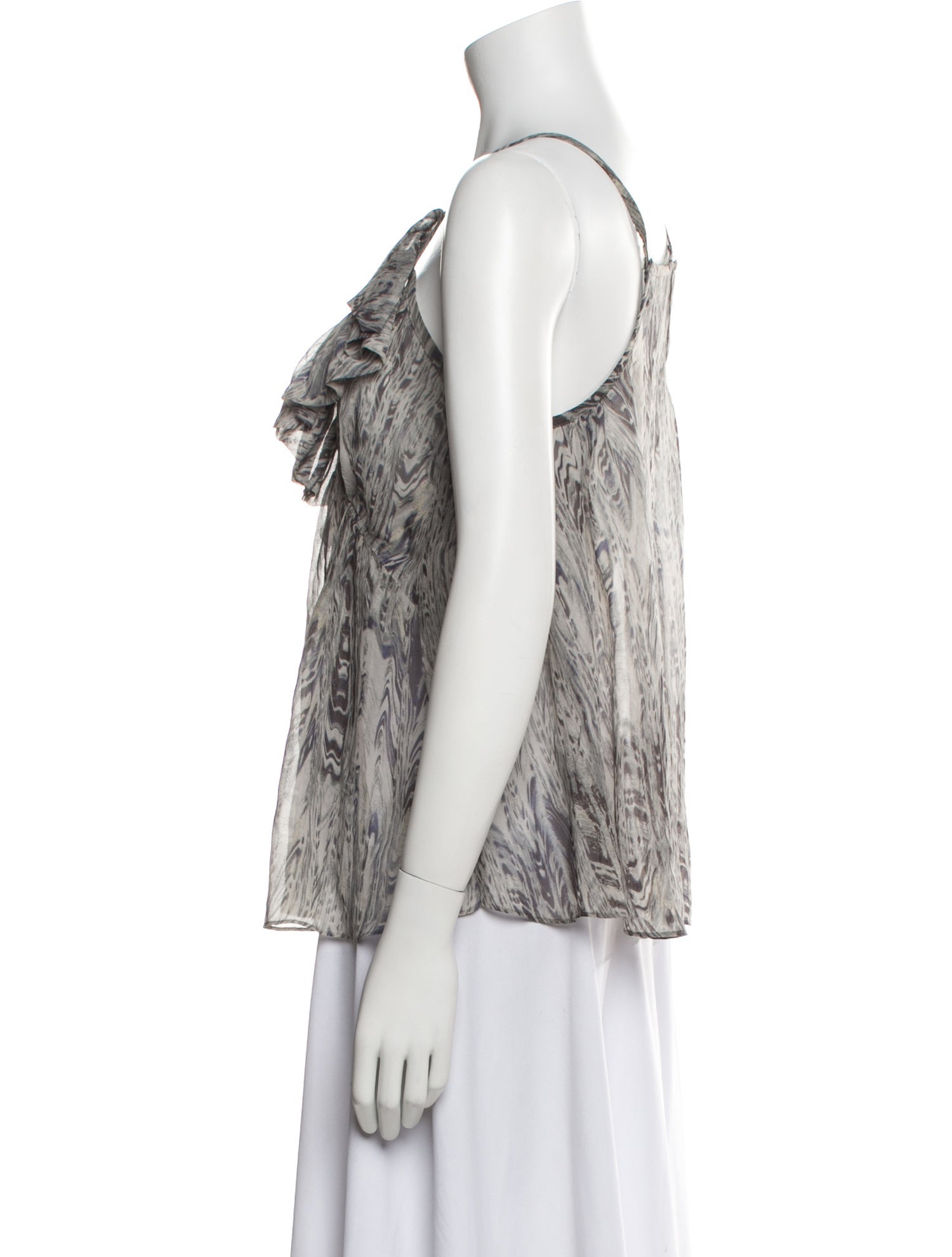 Iro Silk Printed Top