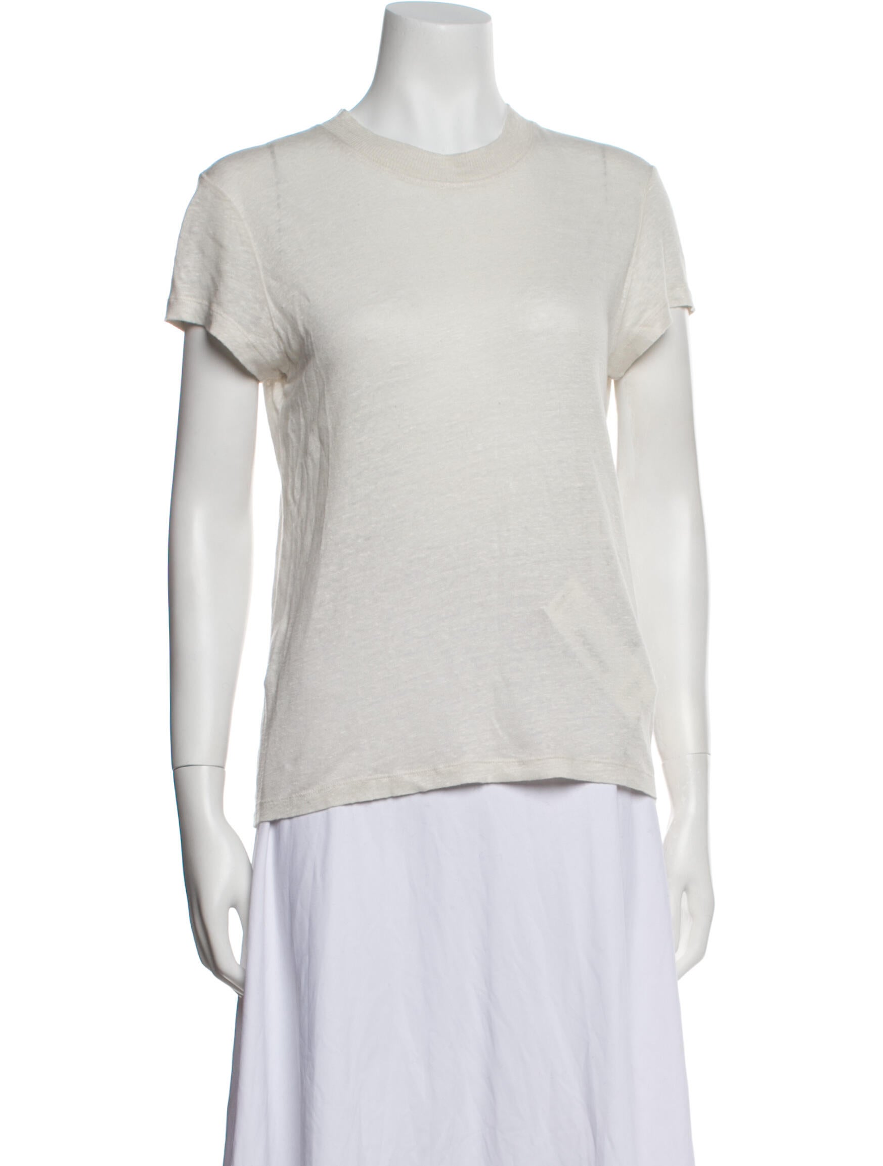 Iro Linen Crew Neck T-Shirt