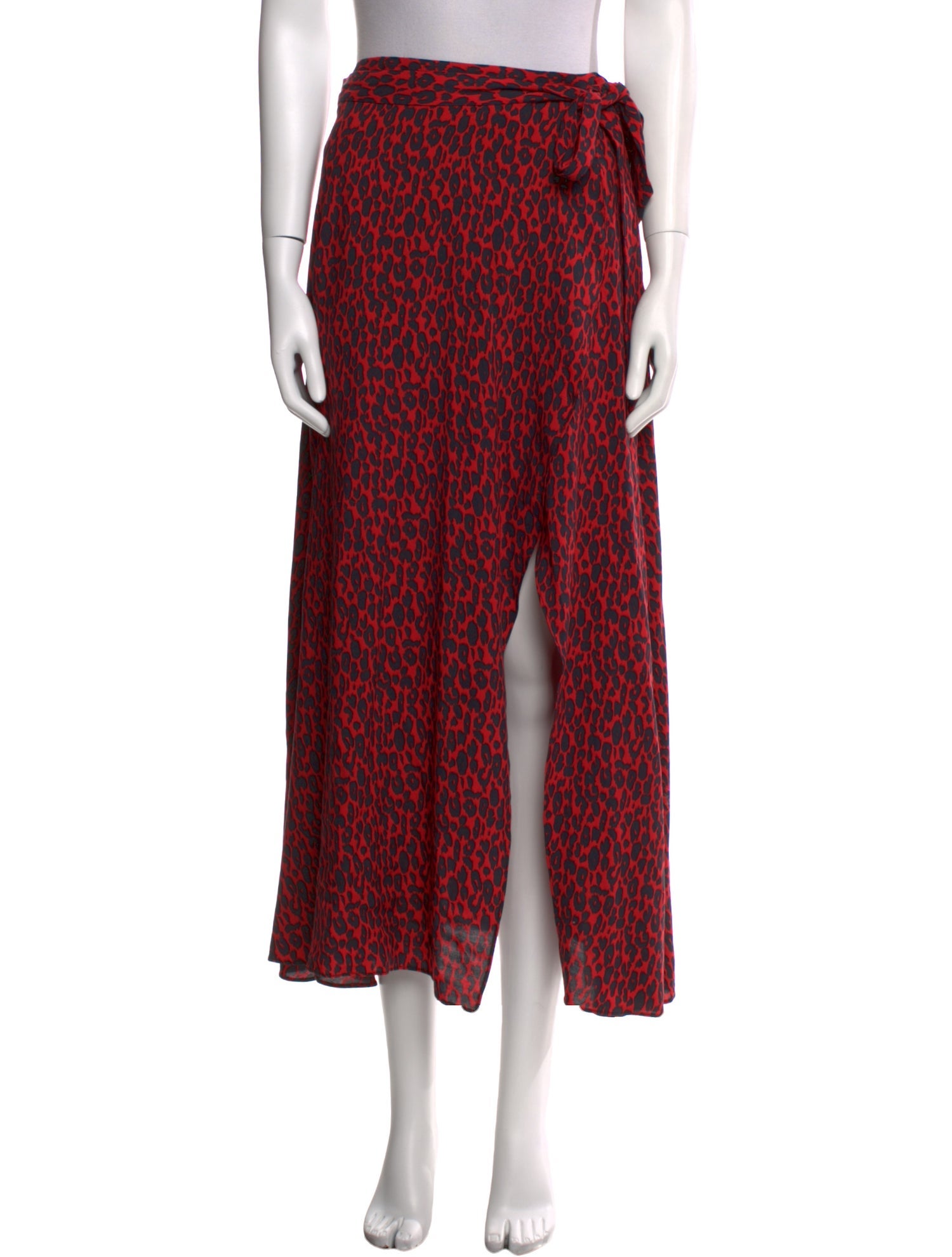 Iro Animal Print Midi Length Skirt