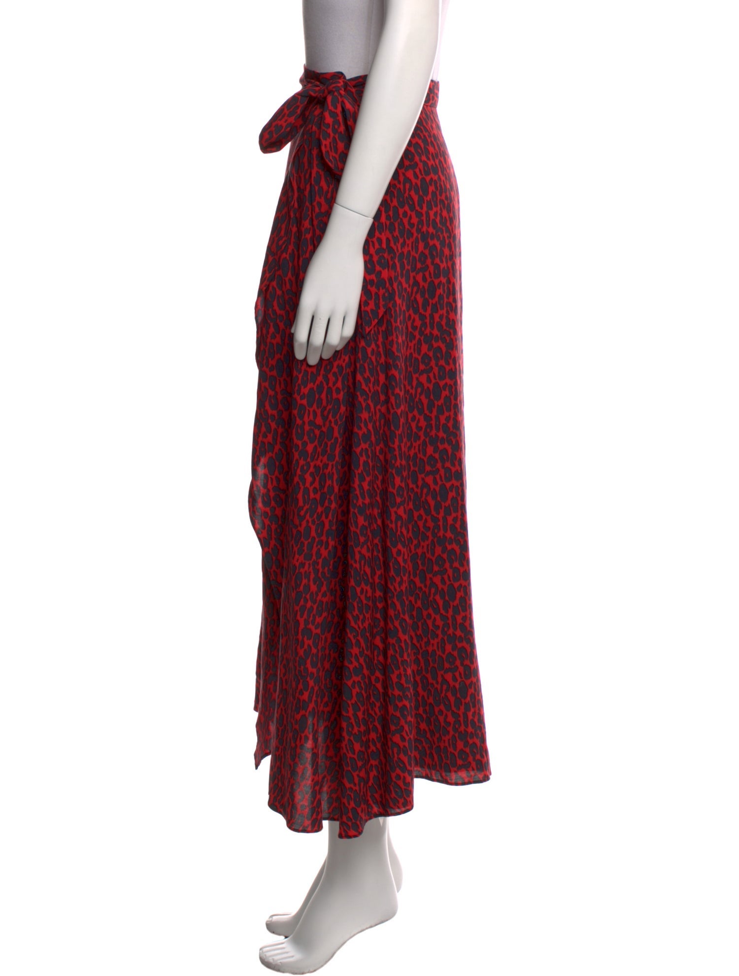 Iro Animal Print Midi Length Skirt