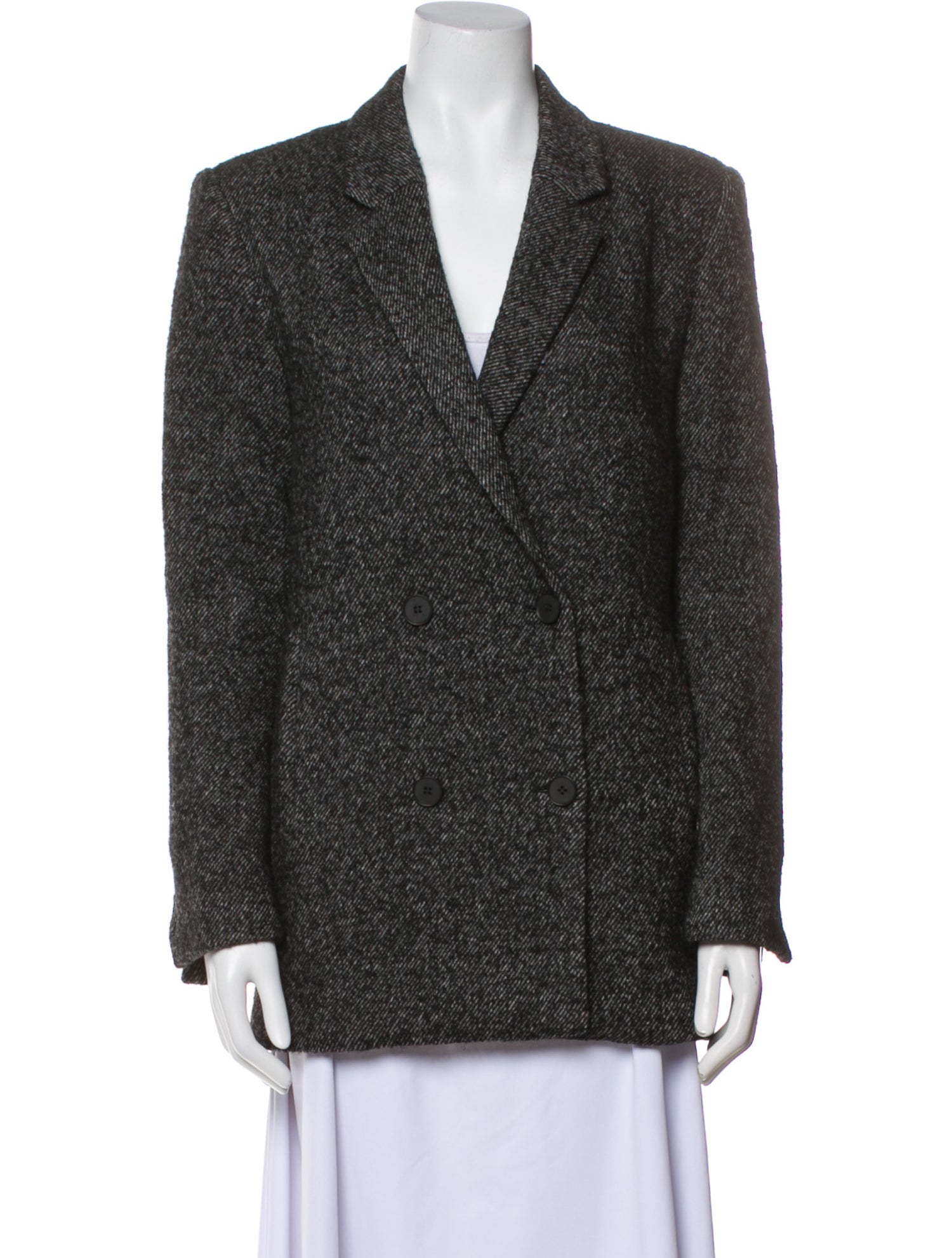 Iro Wool Tweed Pattern Blazer