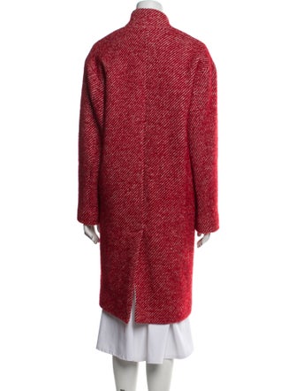 Iro Wool Tweed Pattern Coat