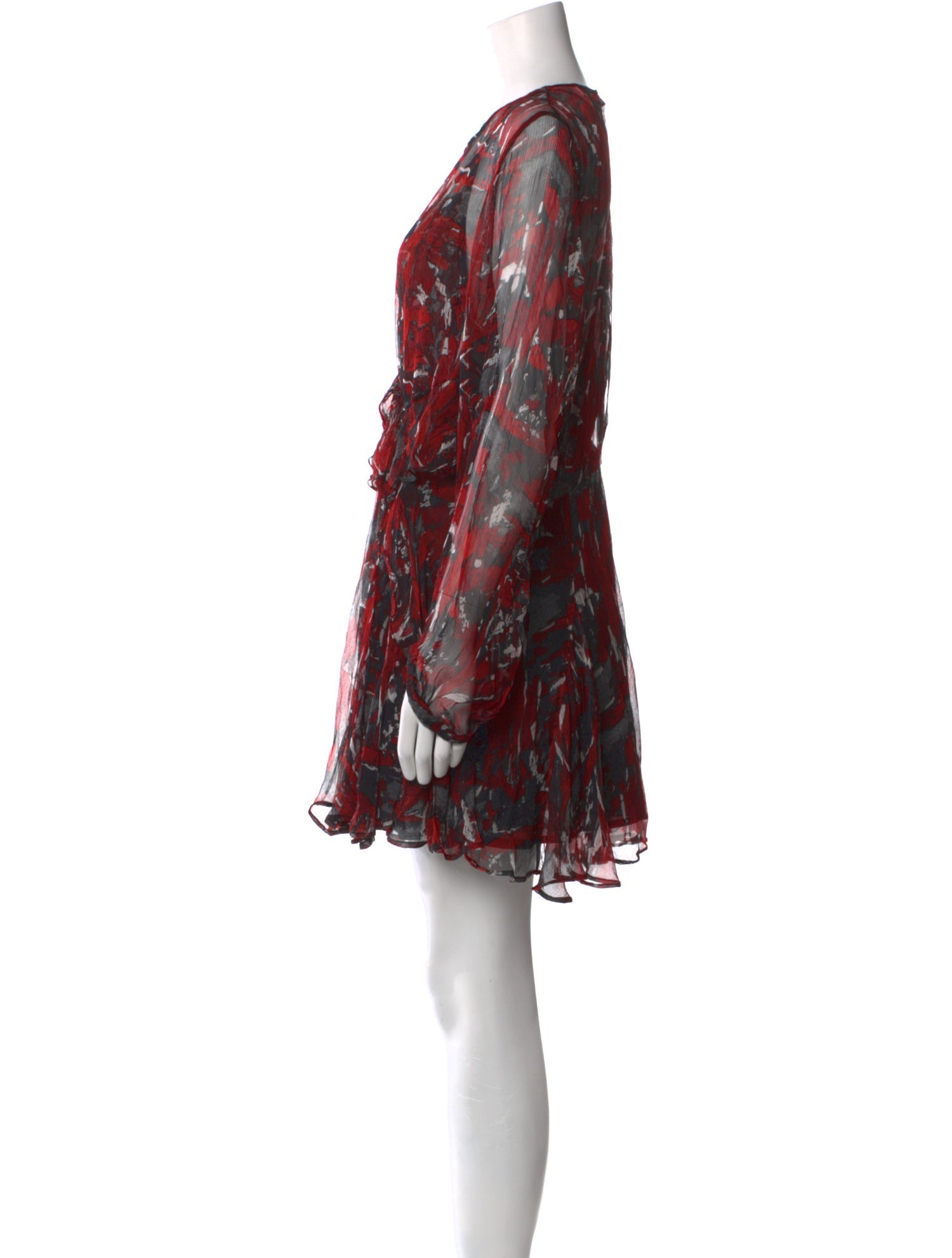 Iro Printed Mini Dress