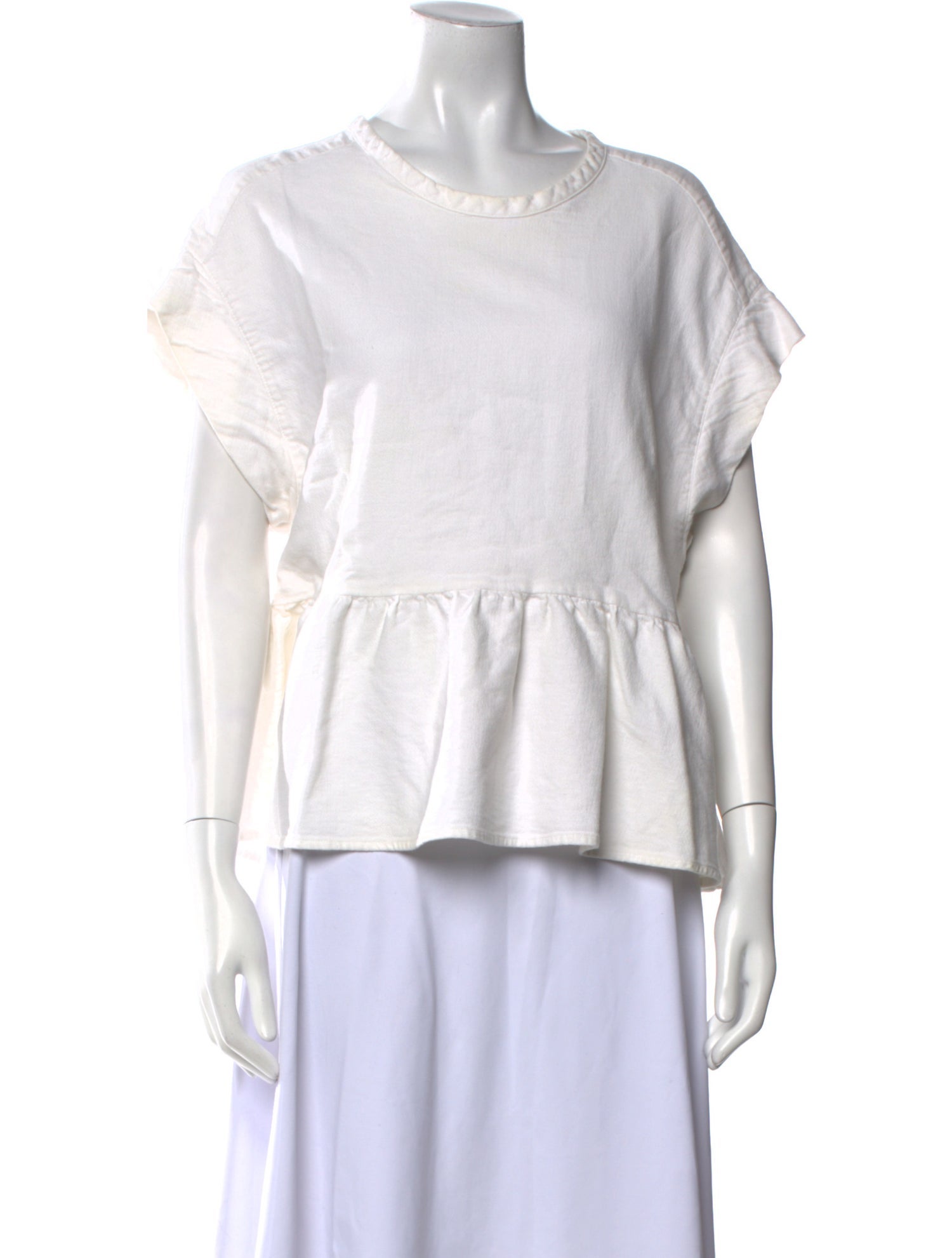 Iro Bateau Neckline Short Sleeve T-Shirt