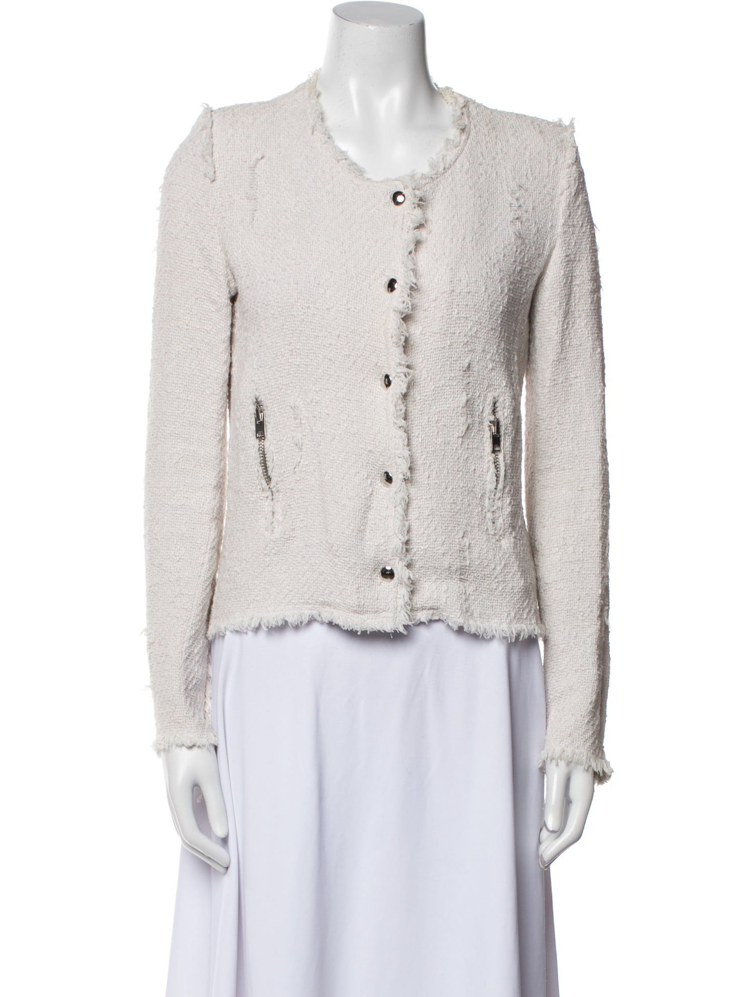 Iro Tweed Pattern Evening Jacket