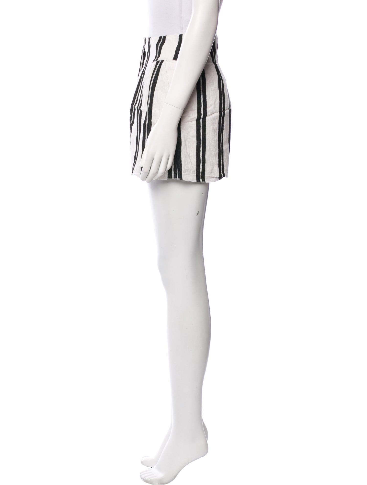 Iro Striped Mini Shorts