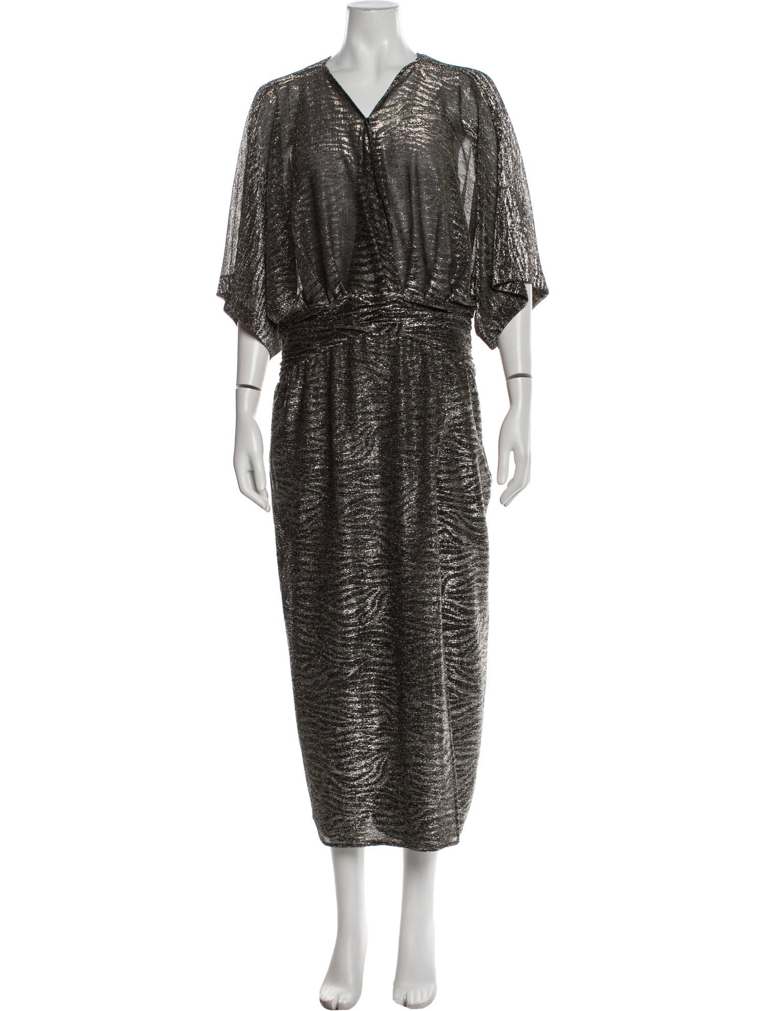 Iro V-Neck Long Dress