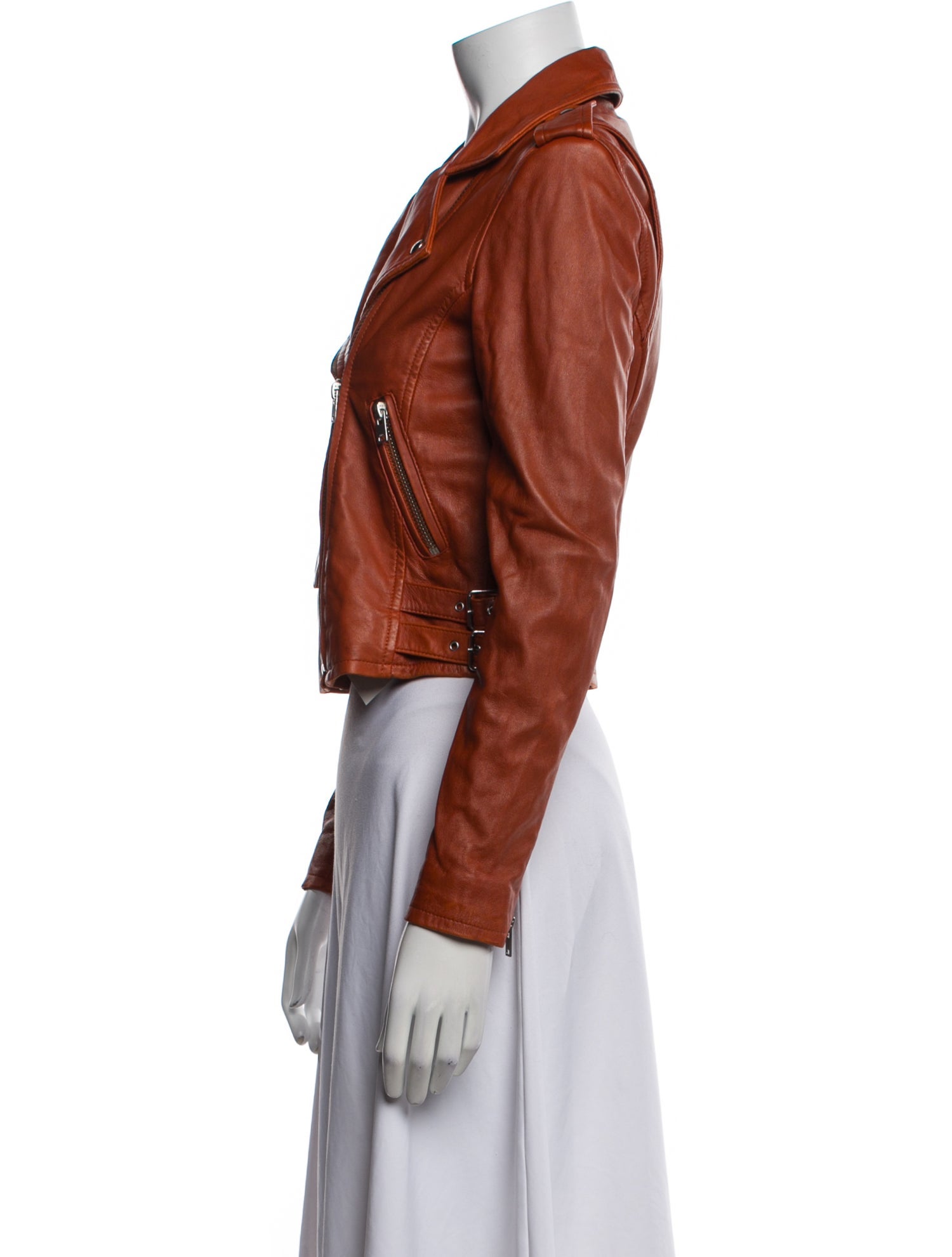 Iro Lamb Leather Biker Jacket