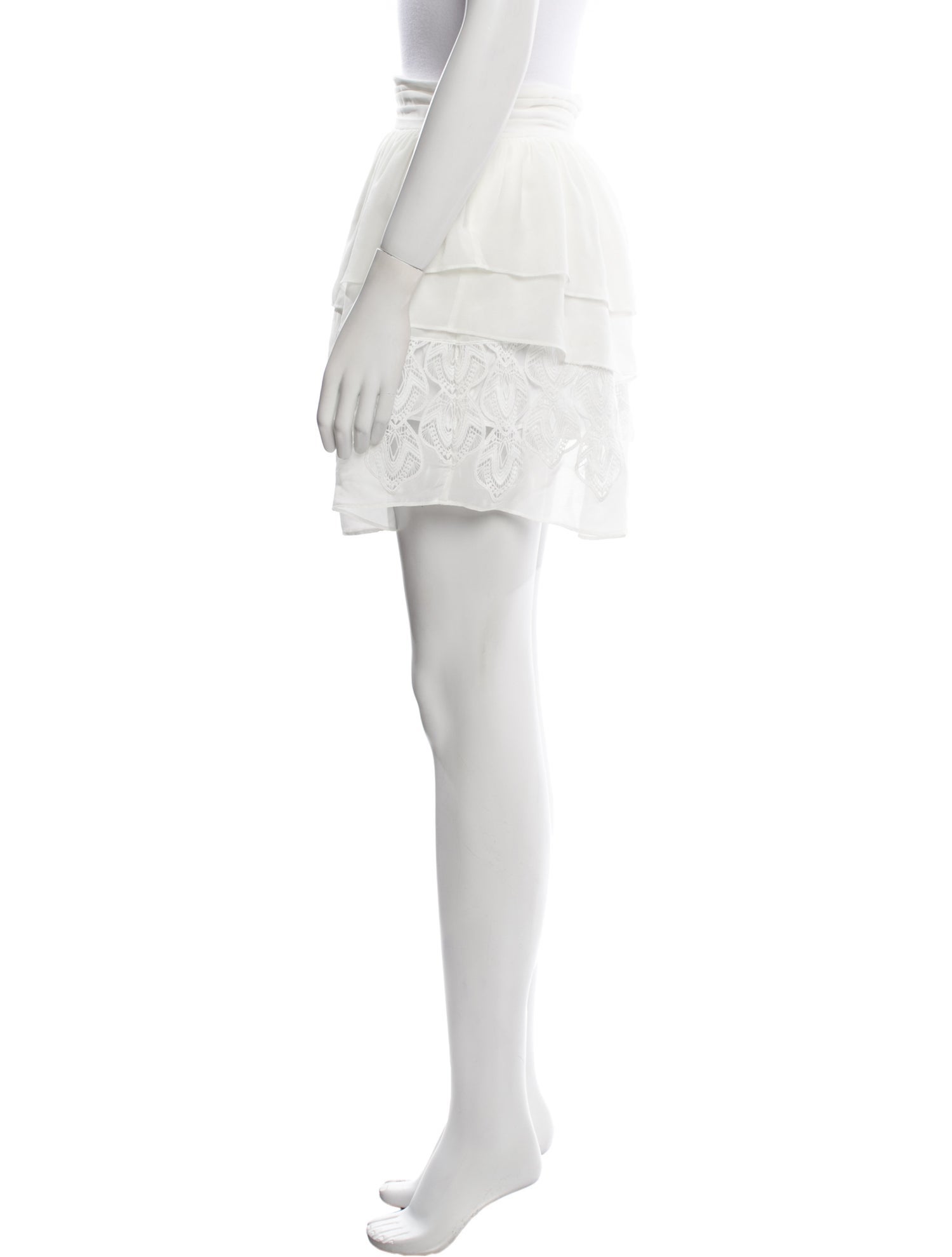 Iro Crochet Trim Mini Skirt