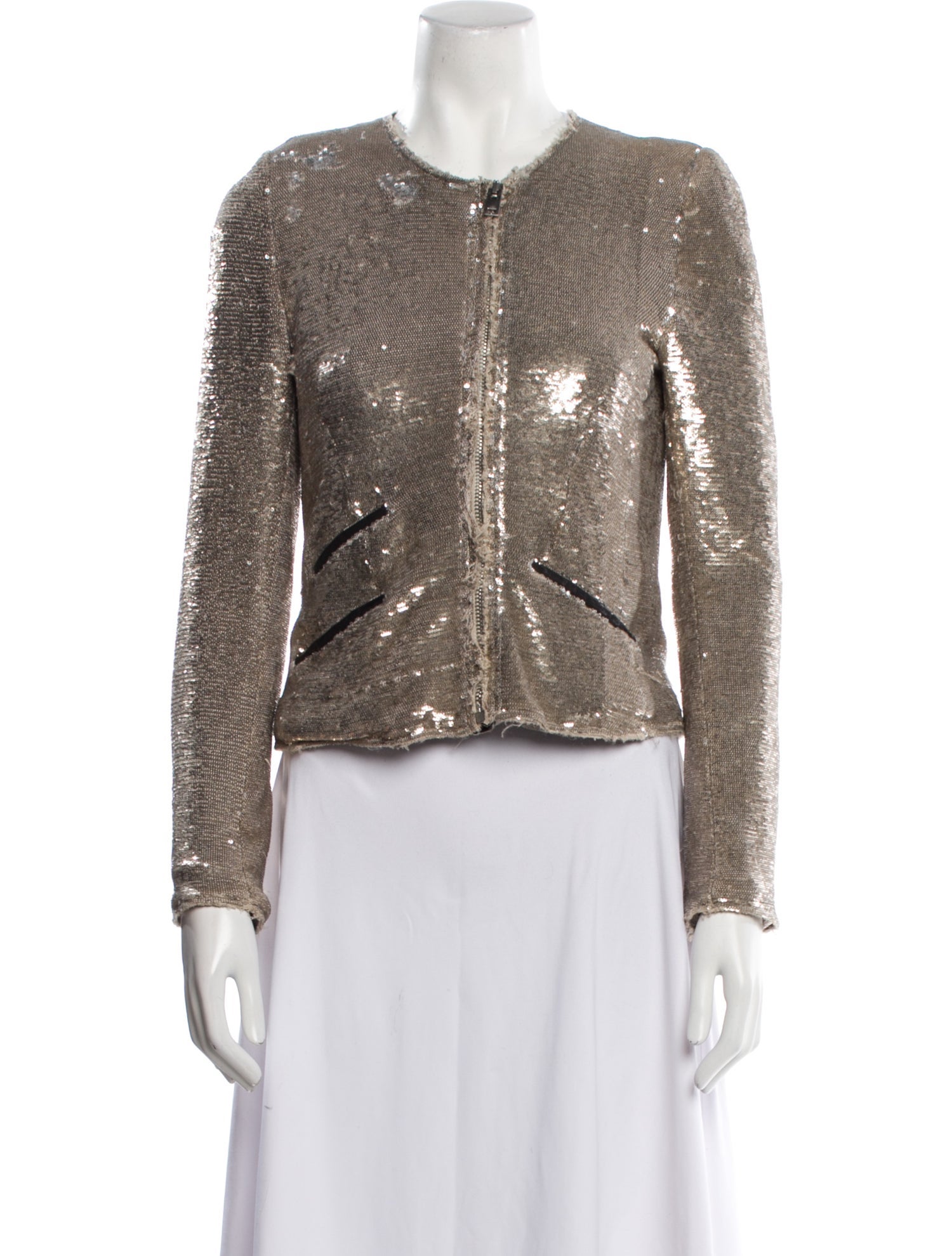 Iro Tweed Pattern Evening Jacket