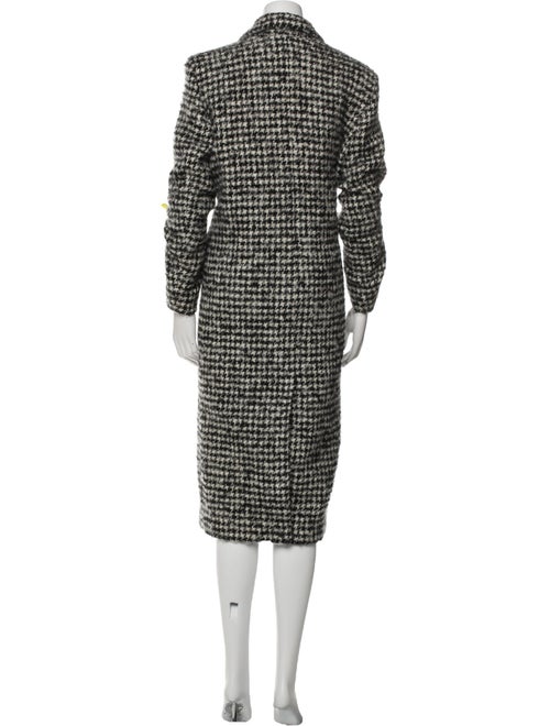 Iro Wool Houndstooth Print Peacoat