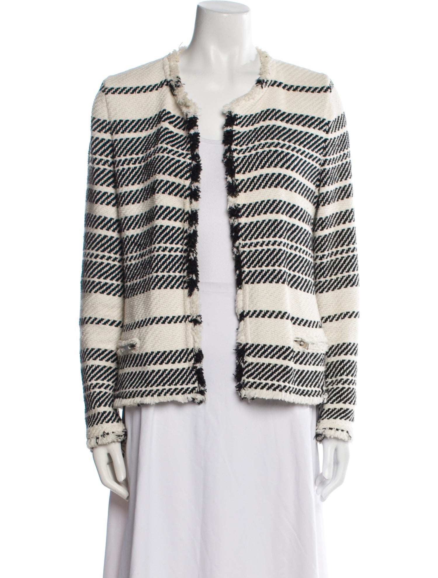 Iro Striped Evening Jacket