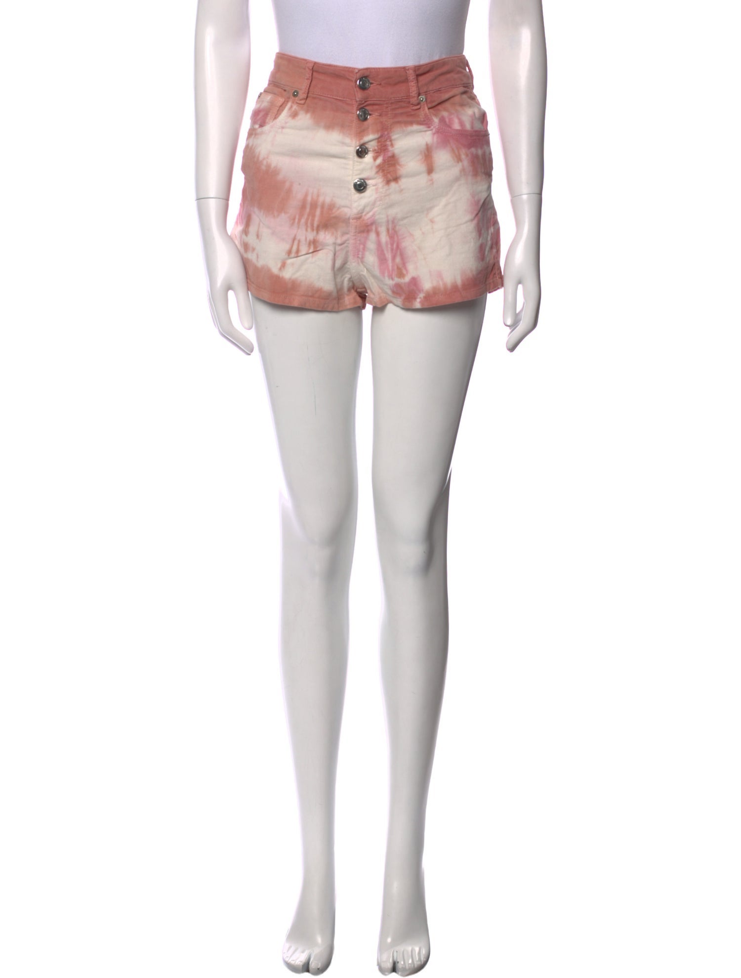 Iro Tie-Dye Print Mini Shorts