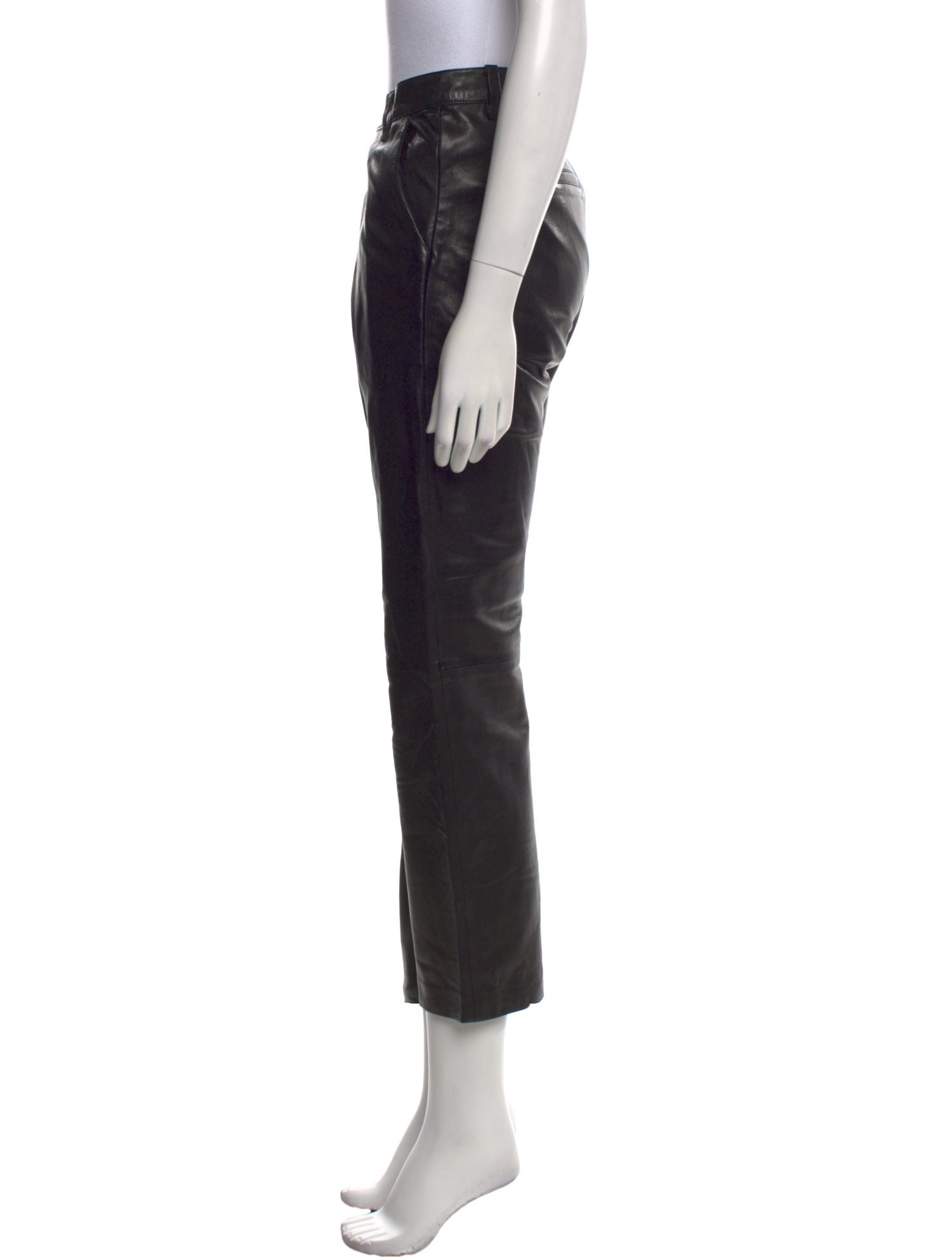 Iro Lamb Leather Straight Leg Pants