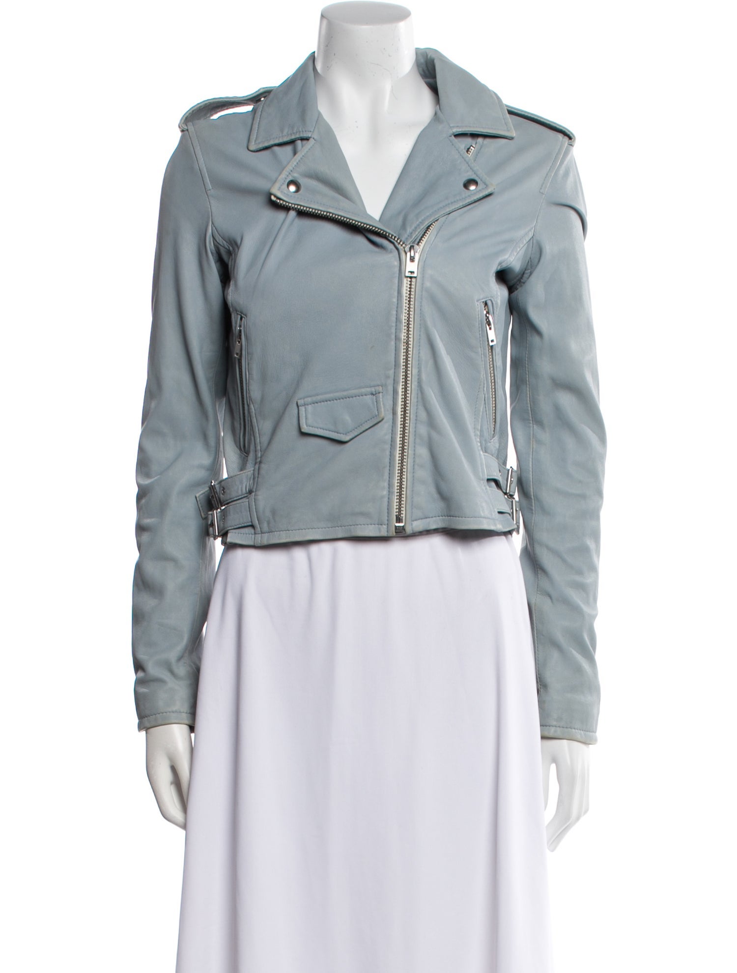 Iro Lamb Leather Biker Jacket