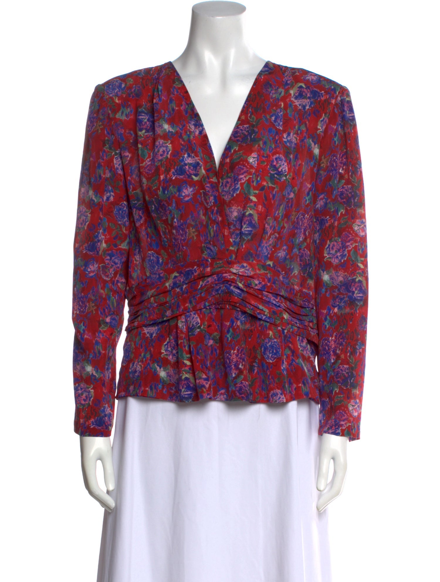 Iro Silk Floral Print Blouse