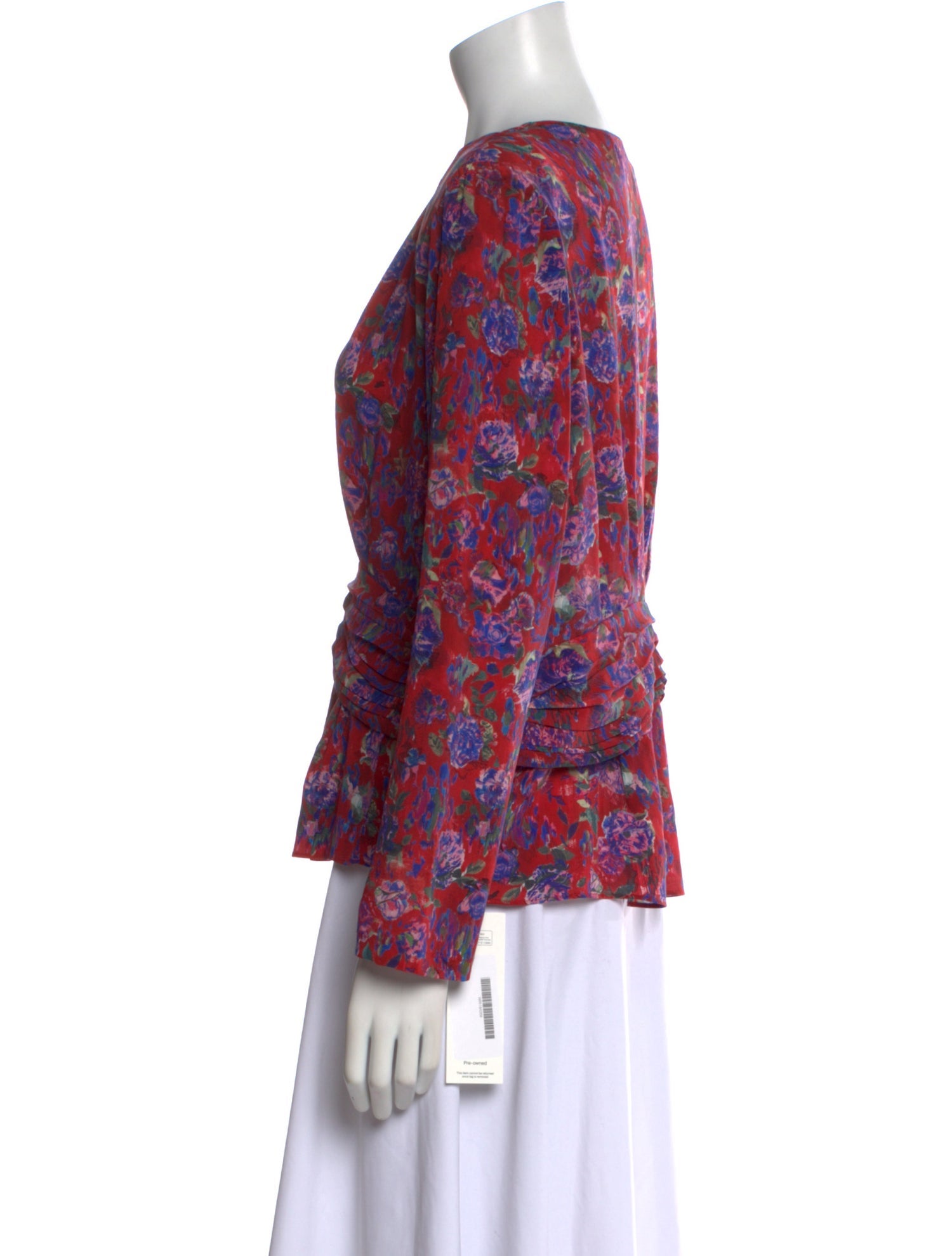 Iro Silk Floral Print Blouse