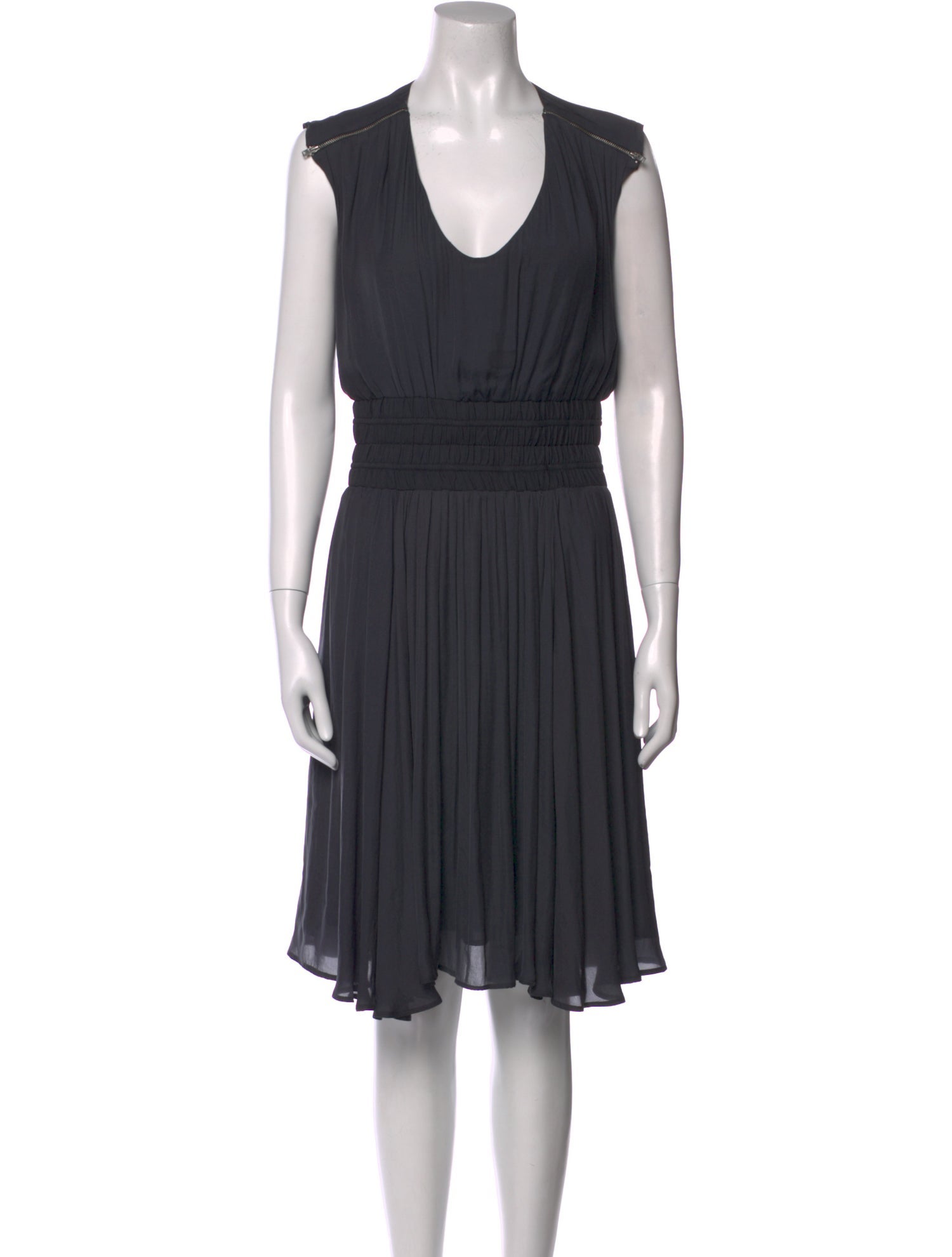 Iro Scoop Neck Knee-Length Dress