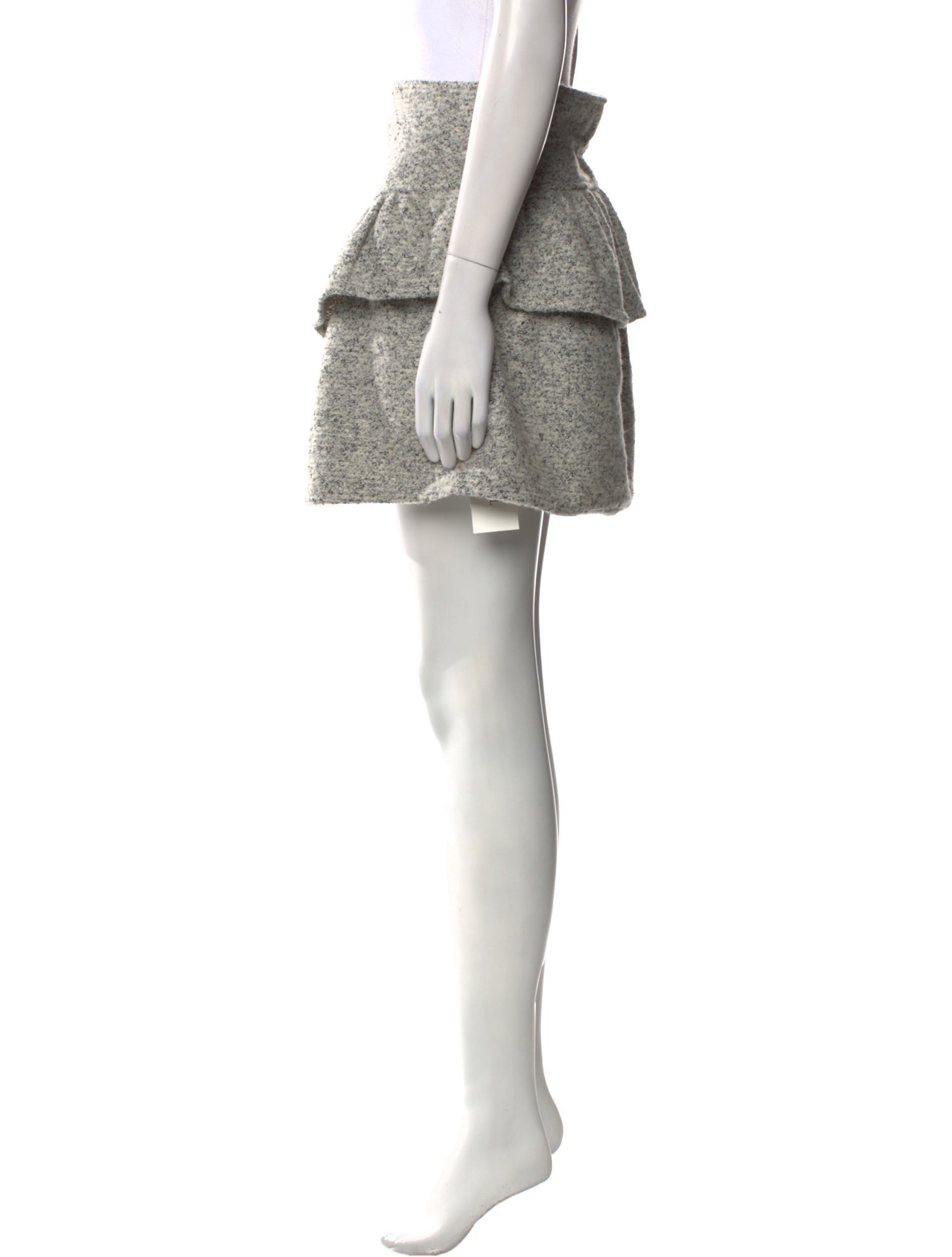 Iro Ruffle Embellishment Mini Skirt